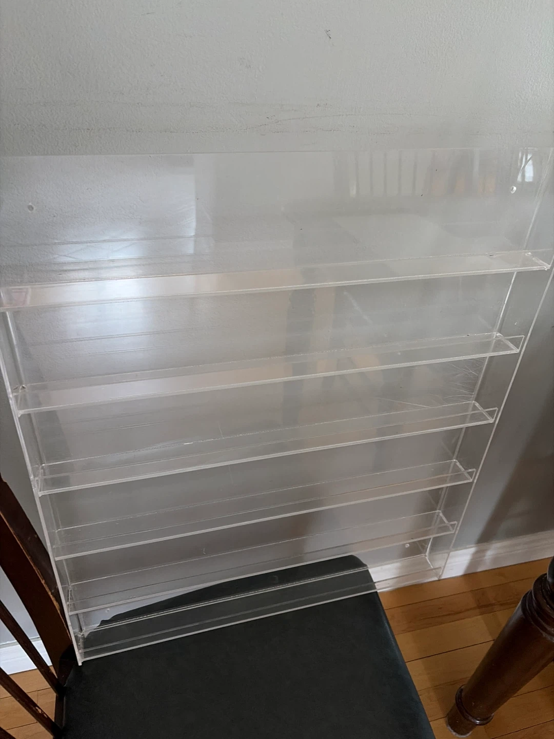Clear Acrylic Wall Mount Shelf Organizer