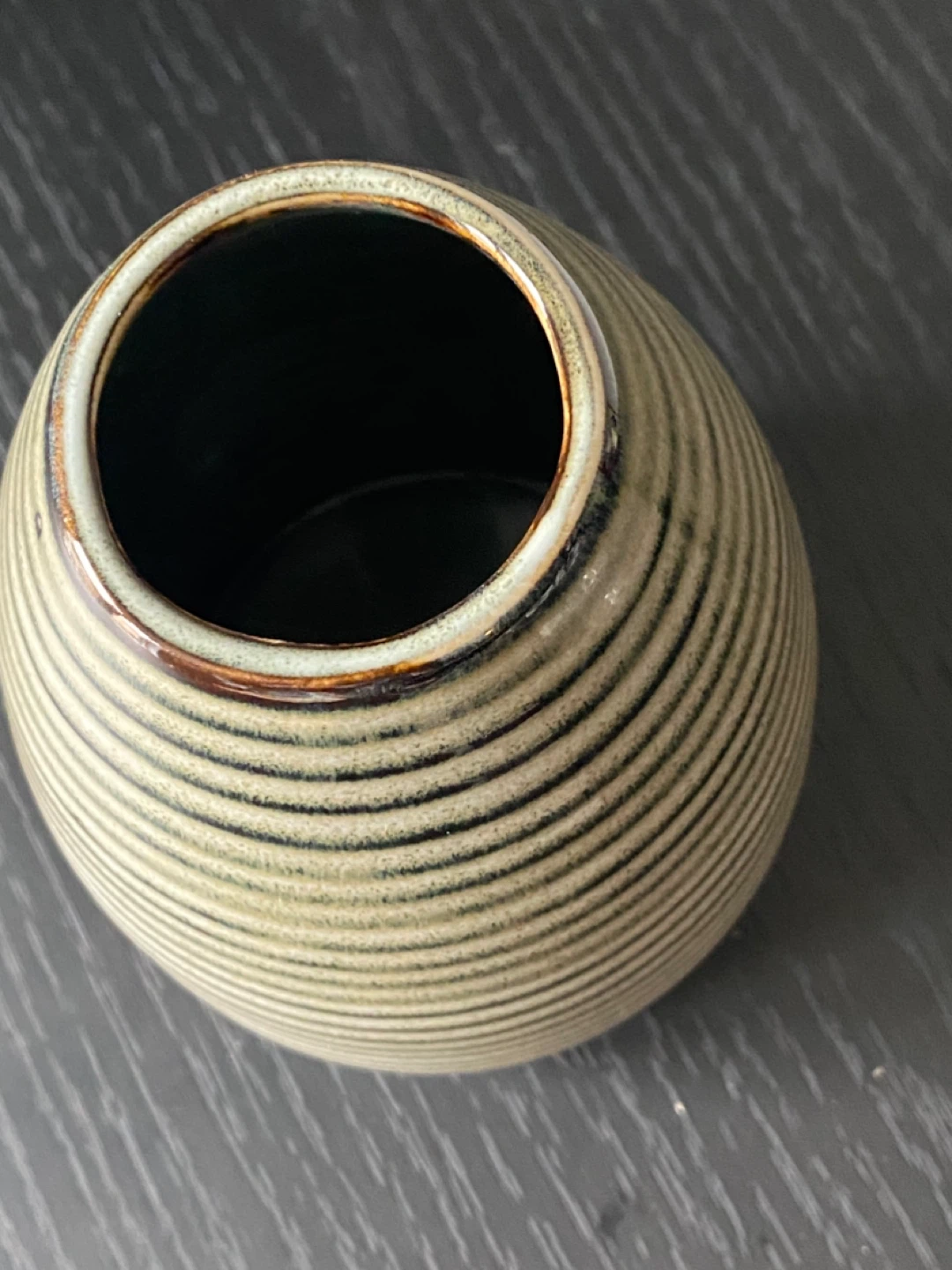 Striped Ceramic Vase - photo 2