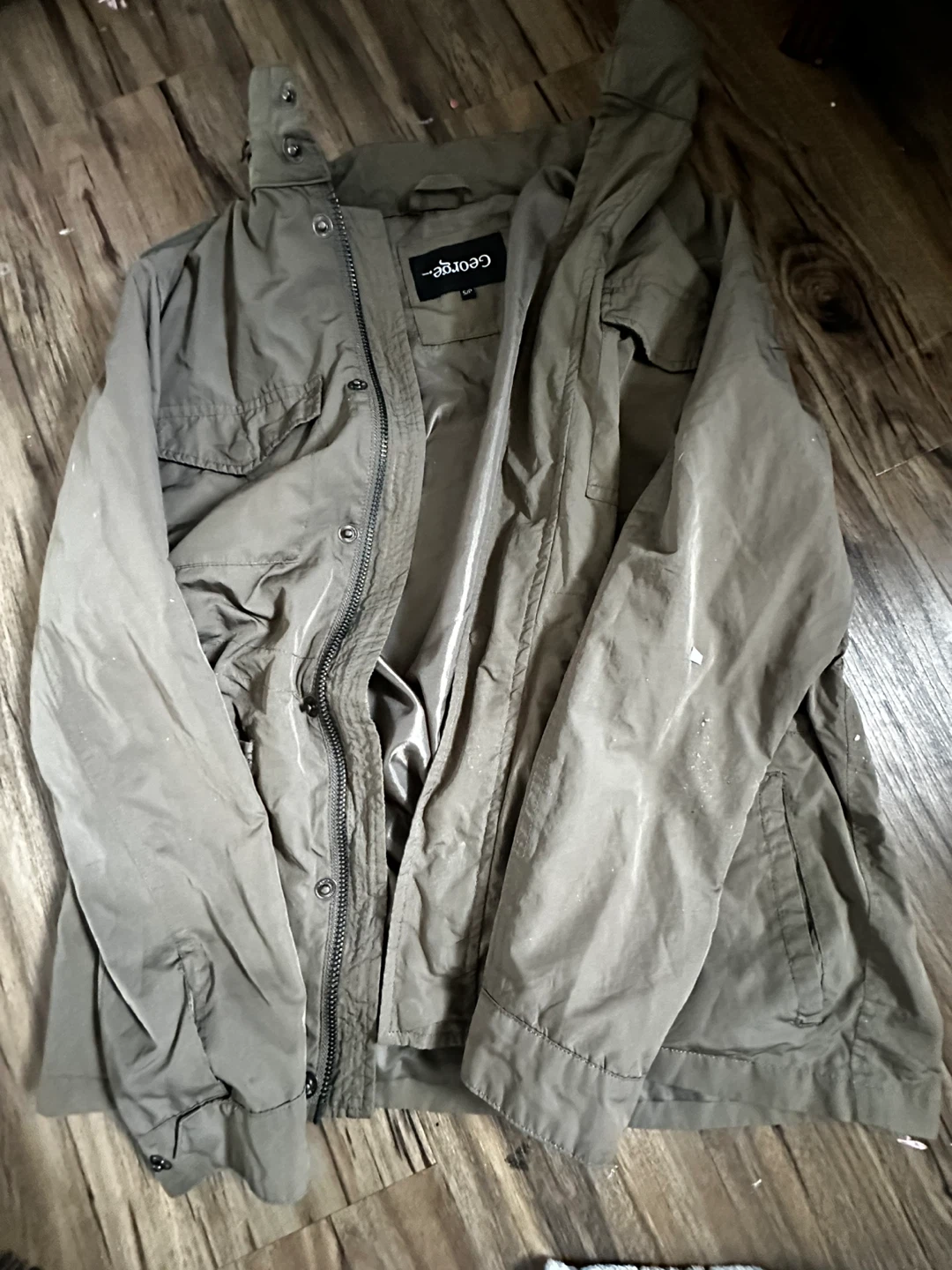 George Men's Jacket - Olive Green