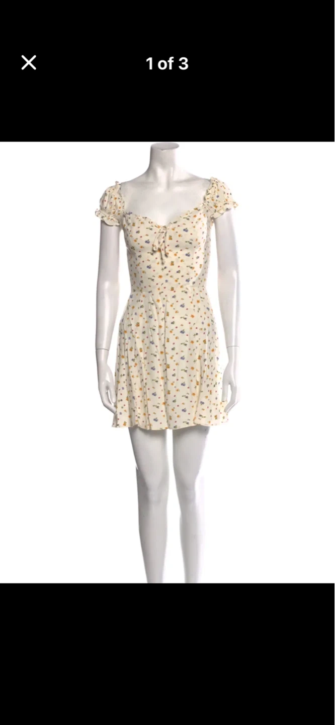 Brand New Reformation Pacey Dress Mini Size XS