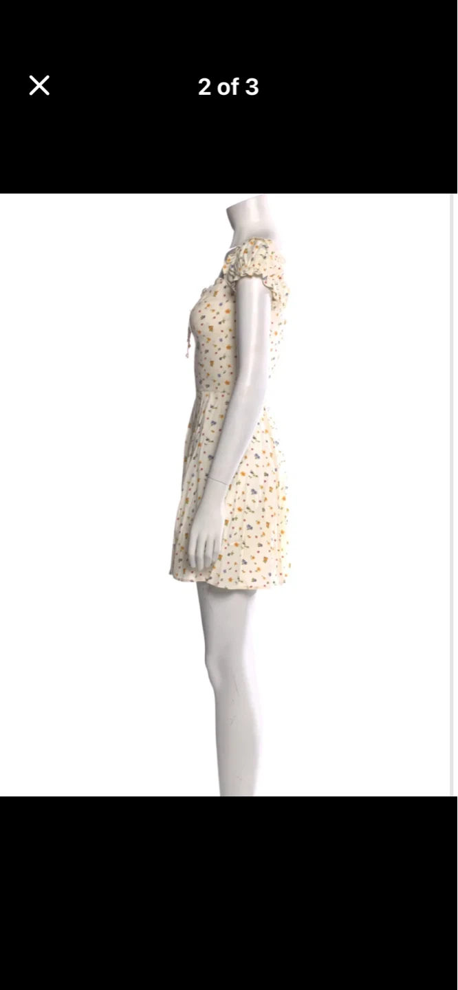 Brand New Reformation Pacey Dress Mini Size XS - photo 2