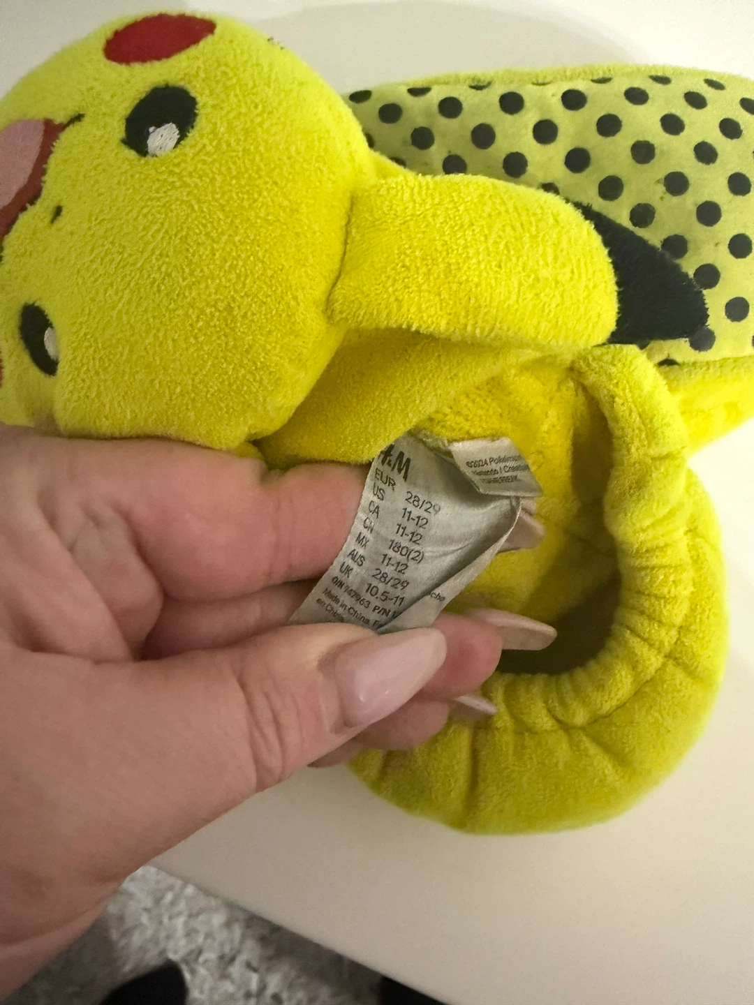 Pokémon Pikachu Slippers - Size US 11-12 H&M - photo 4