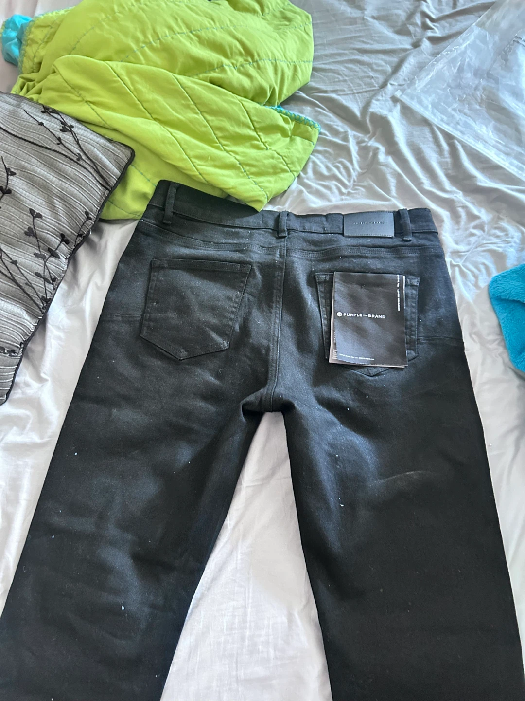 Purple Brand Black Denim Jeans - Size 34 - photo 2
