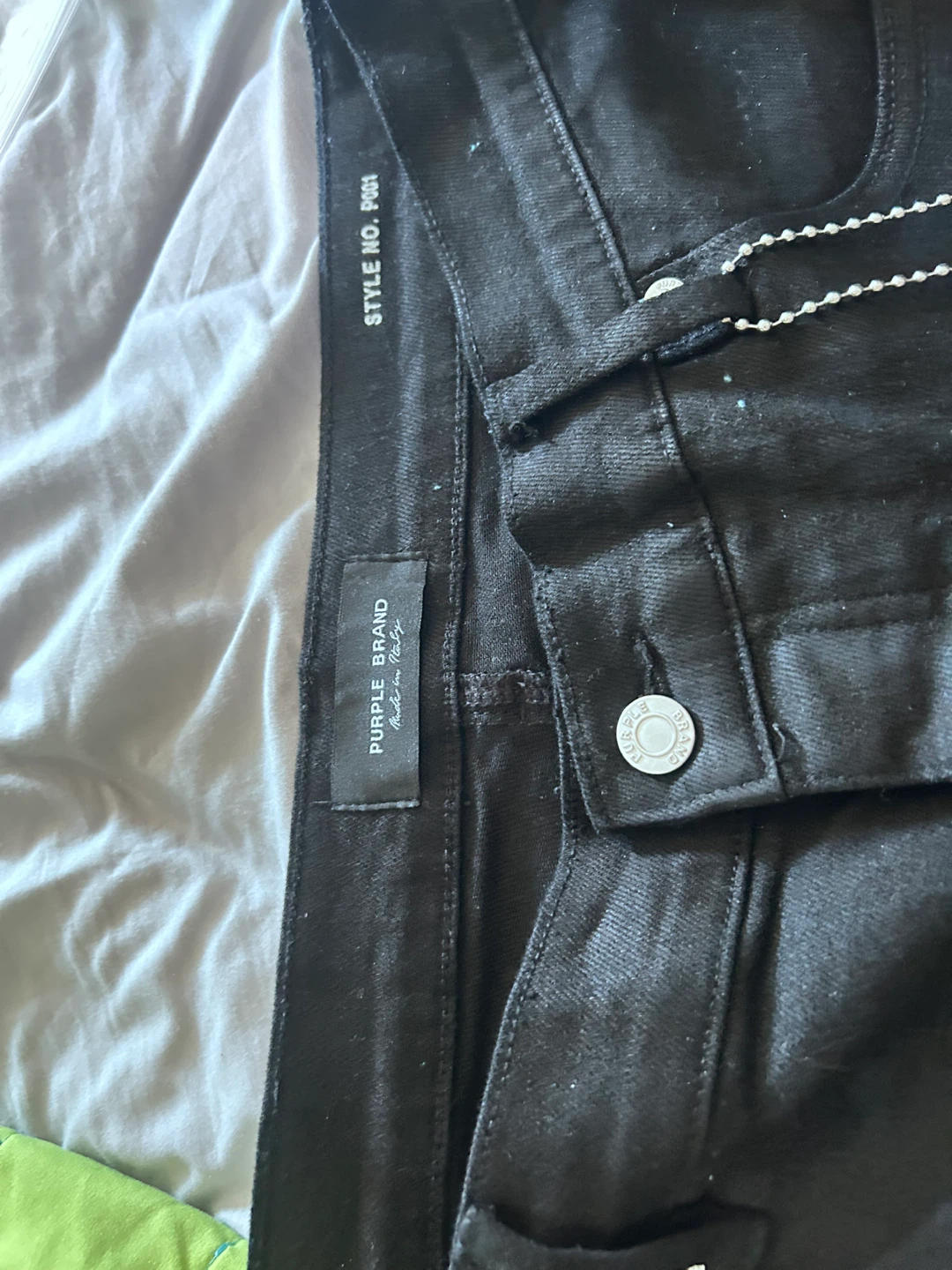 Purple Brand Black Denim Jeans - Size 34