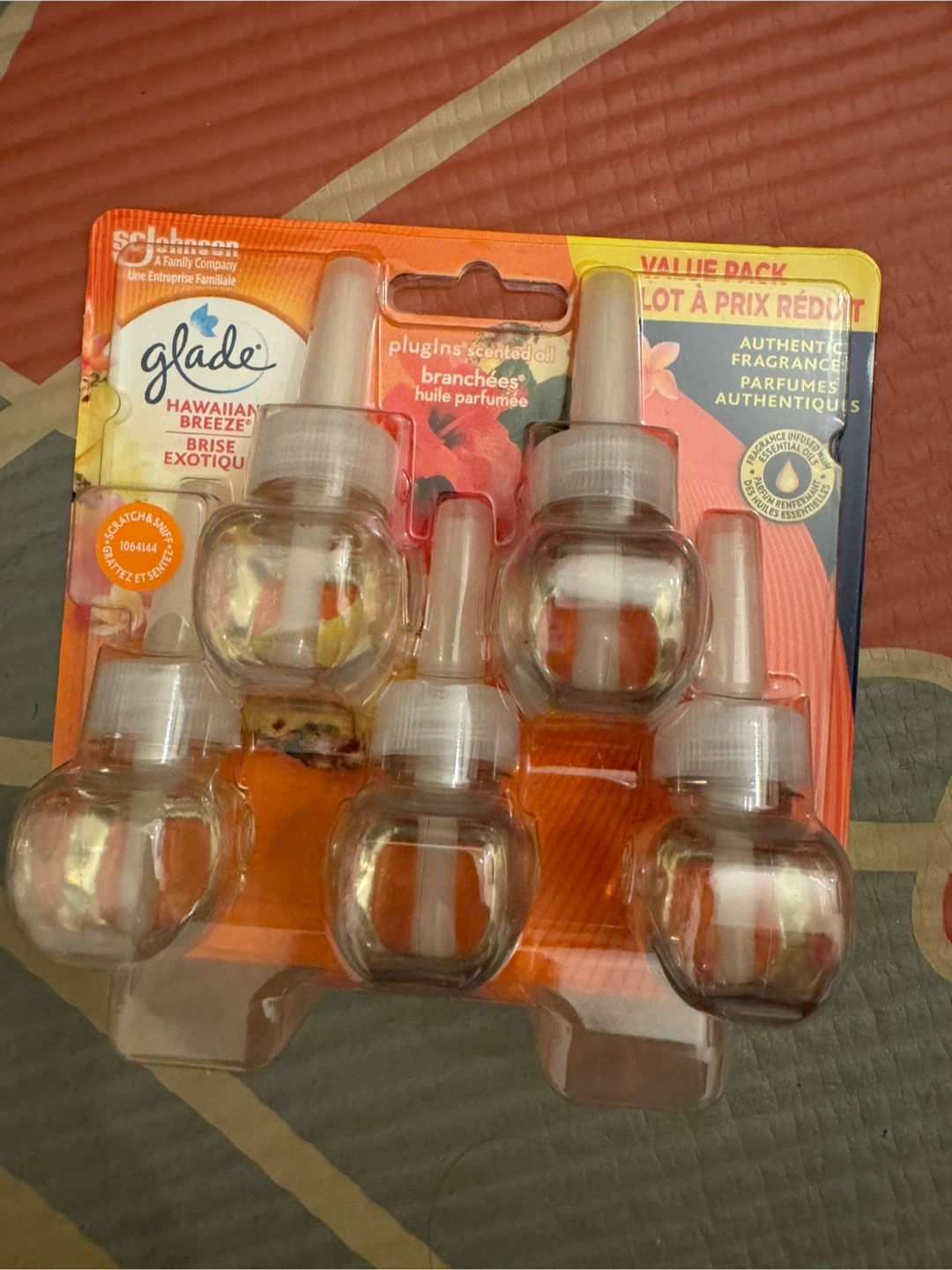 Glade Hawaiian Breeze Scented Oil Plugins - 6 Pack