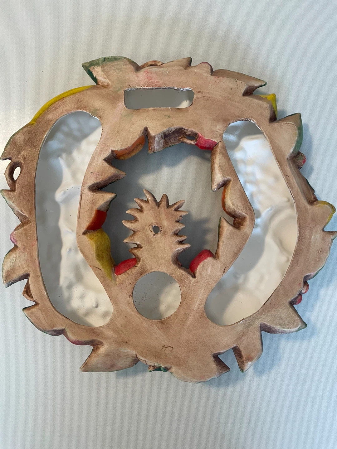 Colorful Ceramic Fruit Wreath - photo 2