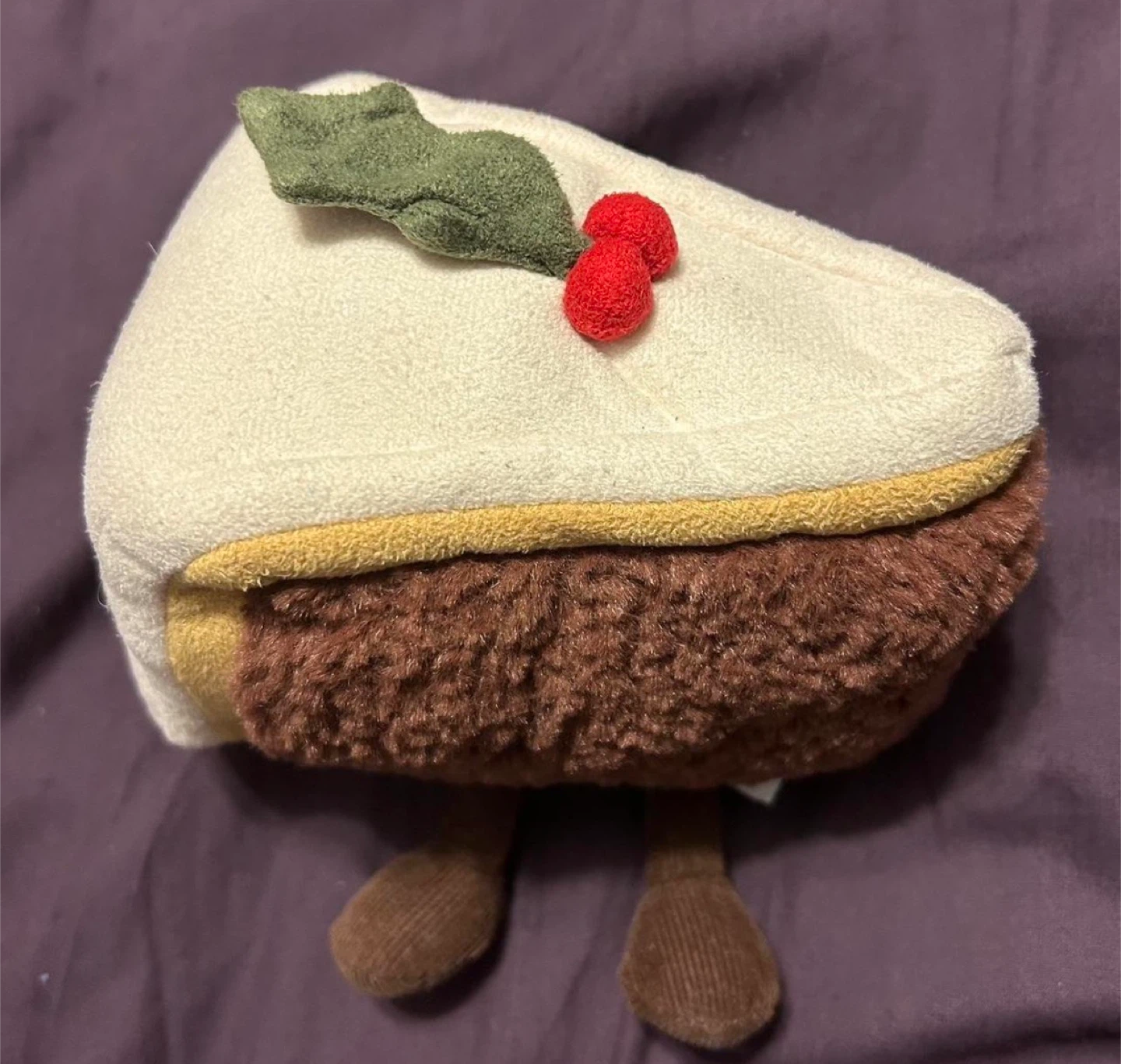 Jellycat Amuseable Slice of Christmas Cake Plush - RETIRED - photo 4