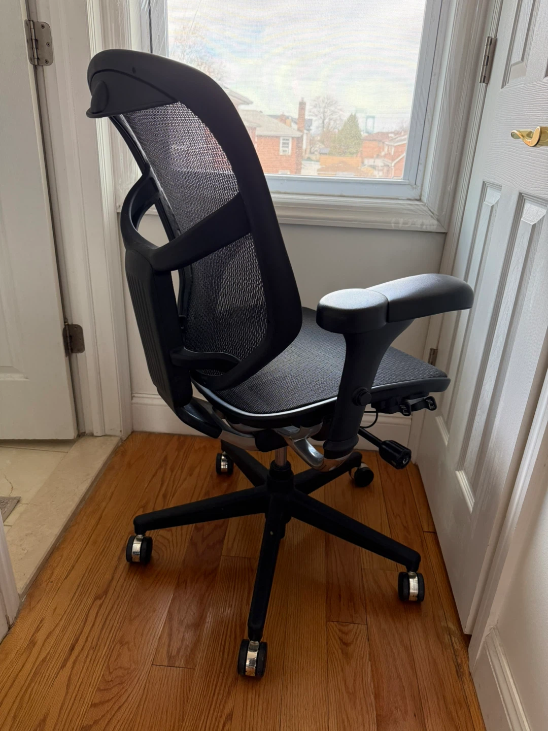WorkPro Quantum 9000 Series Ergonomic Mid-Back Mesh Chair, Black - photo 3
