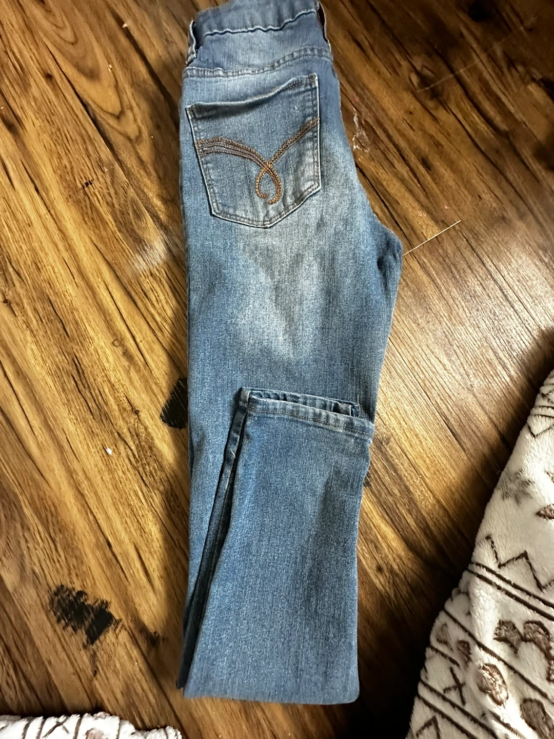Ripped Blue Denim Jeans - photo 2