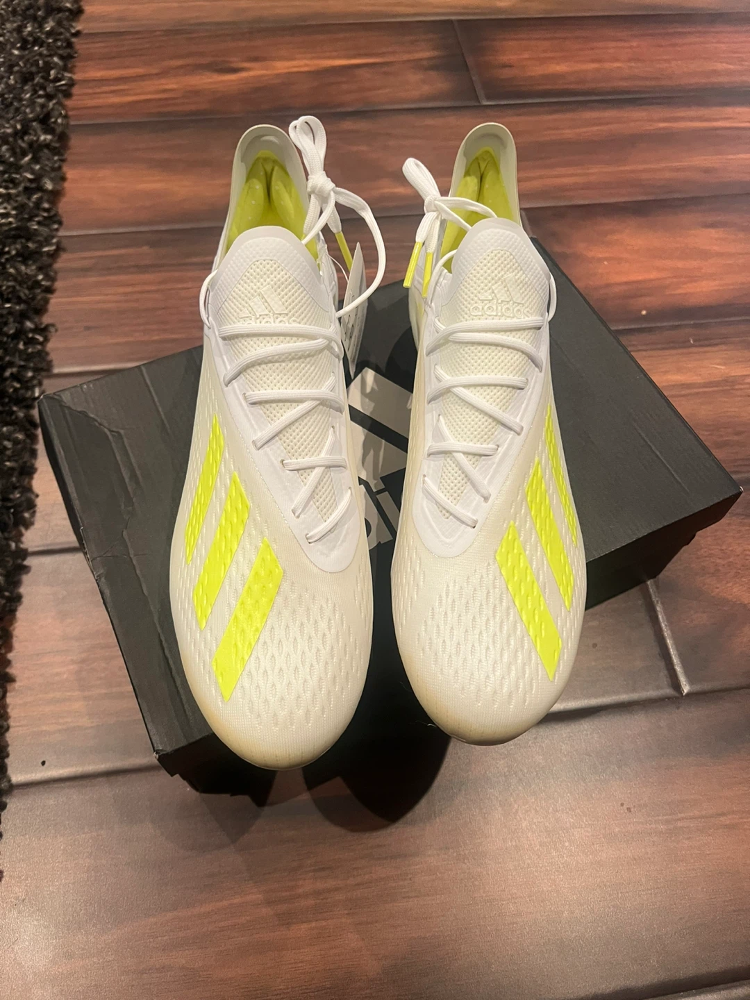 Adidas X 19.3 Football Cleats - White/Yellow