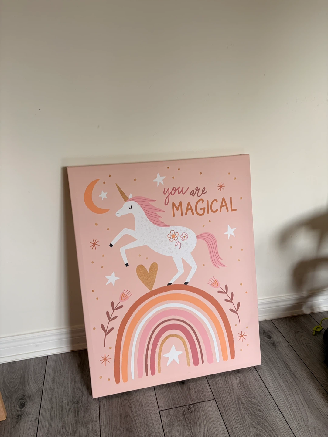 Unicorn "You Are Magical" Canvas Wall Art