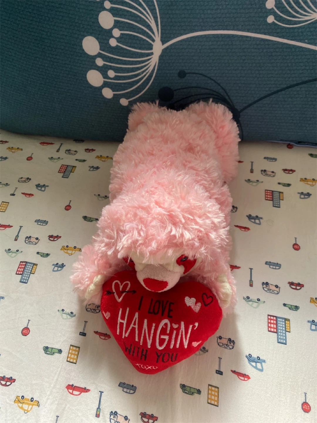 Plush Dog with 'Get Well Soon' Heart - photo 3