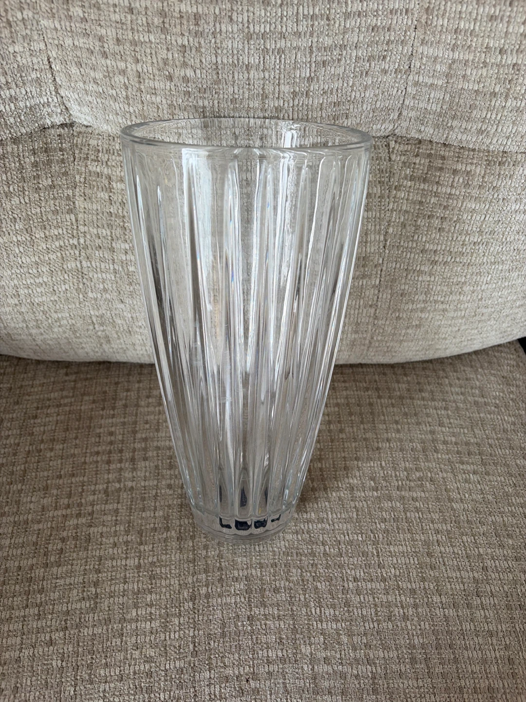 Clear Glass Vase
