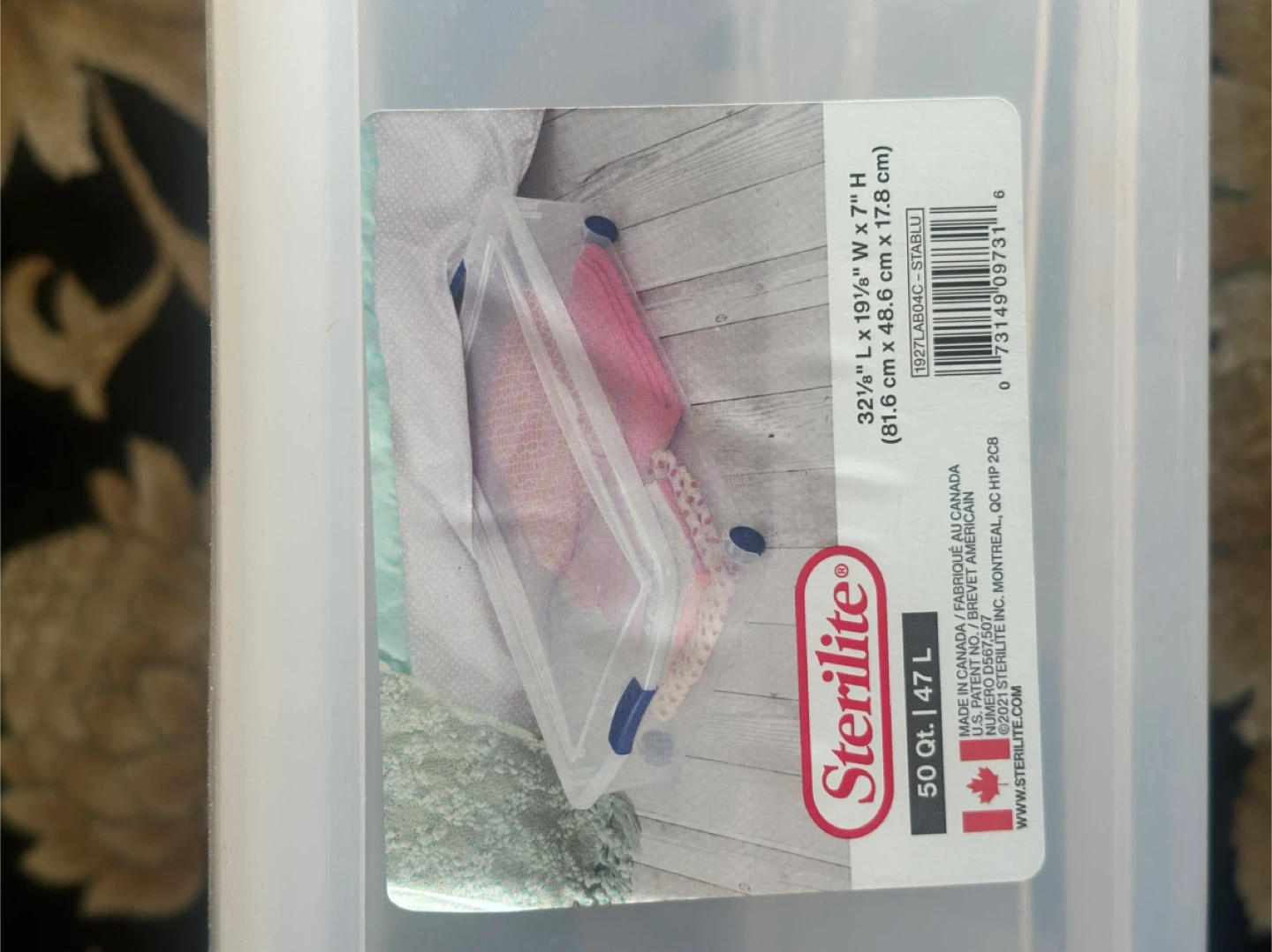 Sterilite 50 Qt Storage Bin