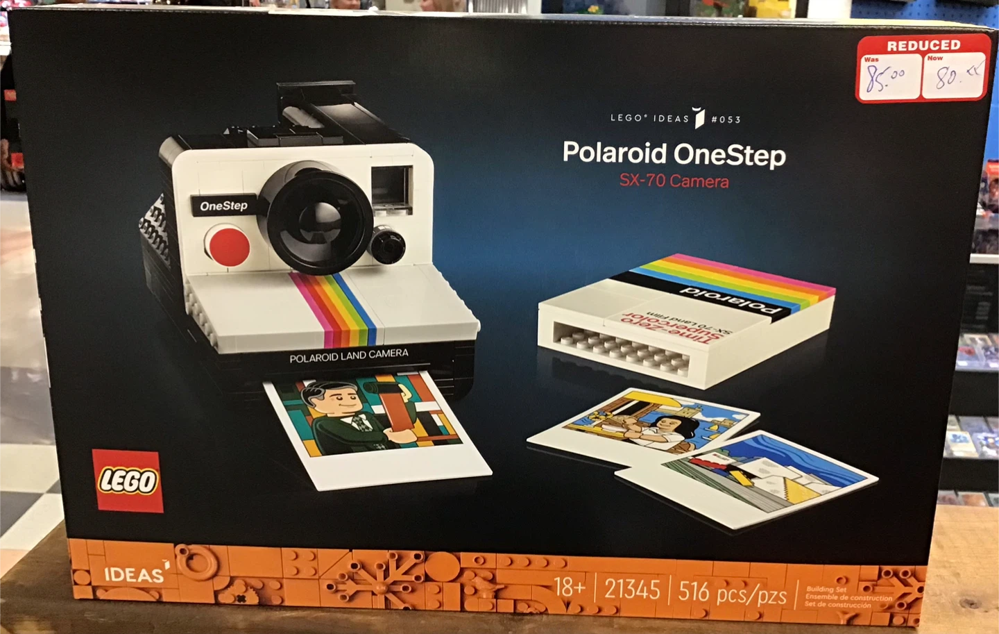 LEGO Ideas Polaroid OneStep SX-70 Camera Building Set