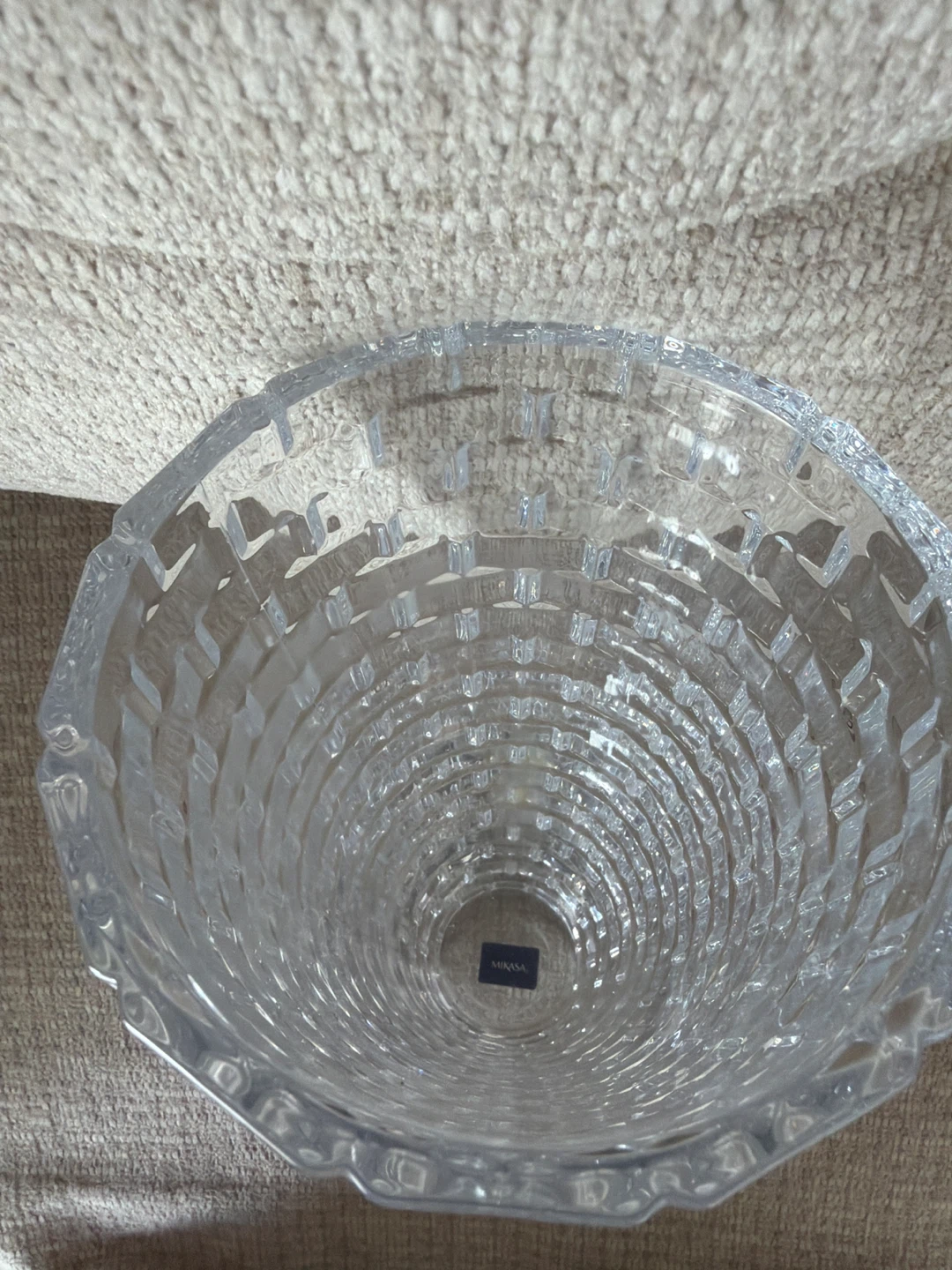 Mikasa Crystal Facet Vase - photo 2