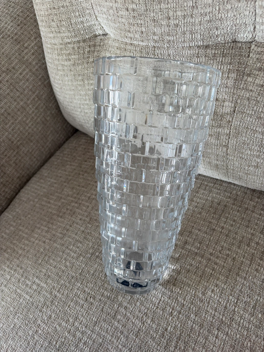 Mikasa Crystal Facet Vase - photo 3