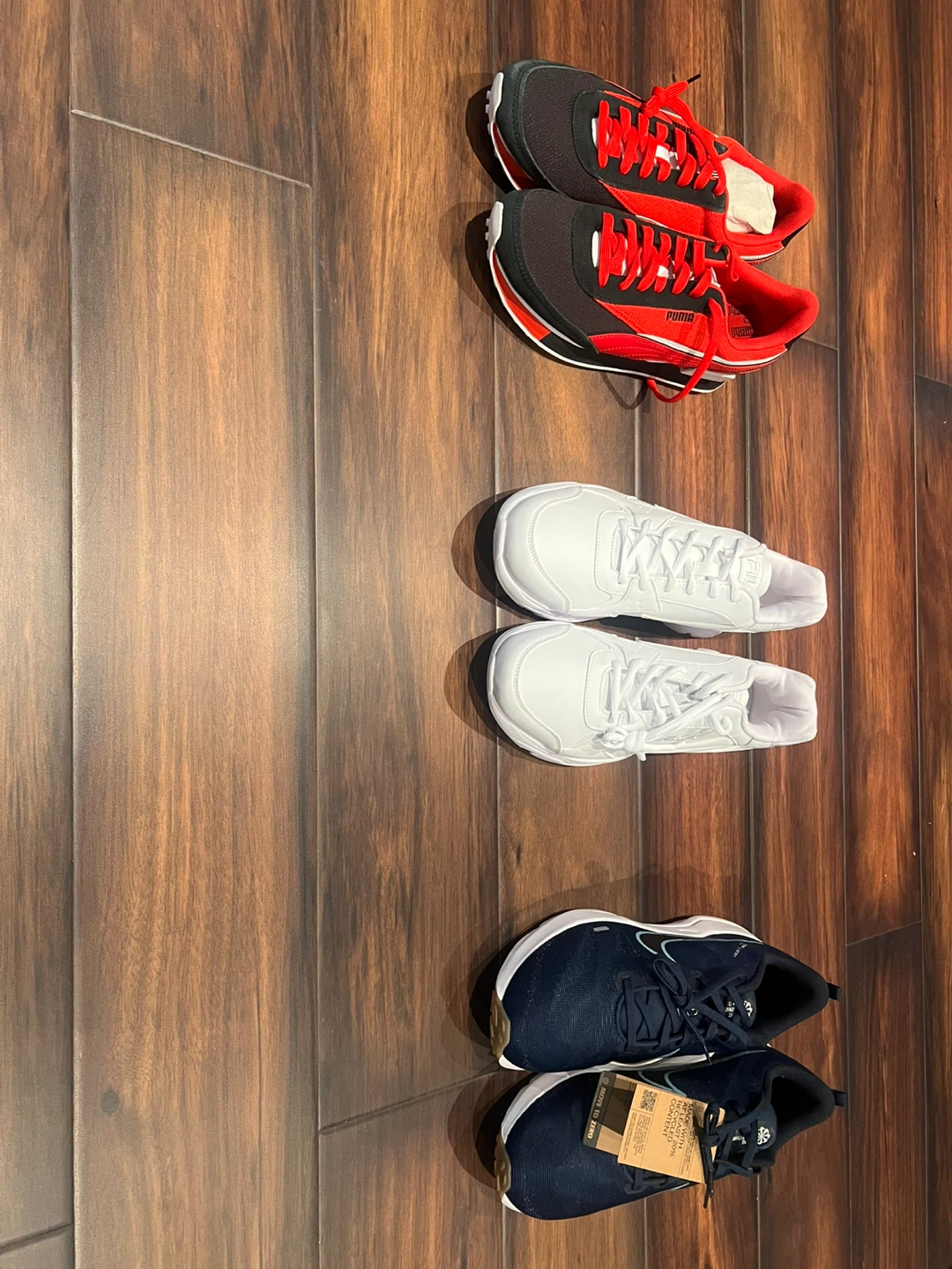 Puma, Nike, and ASICS Athletic Shoes