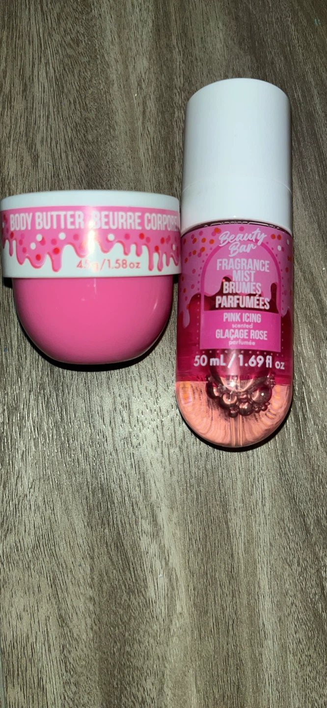 Beauty Bar Pink Icing Fragrance Mist & Body Butter Set