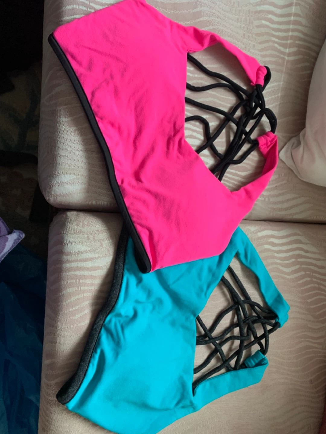 Sports Bra - Pink and Teal both $5
