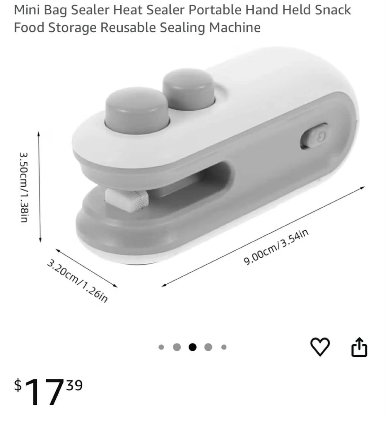 Portable Mini Bag Sealer with Cutter