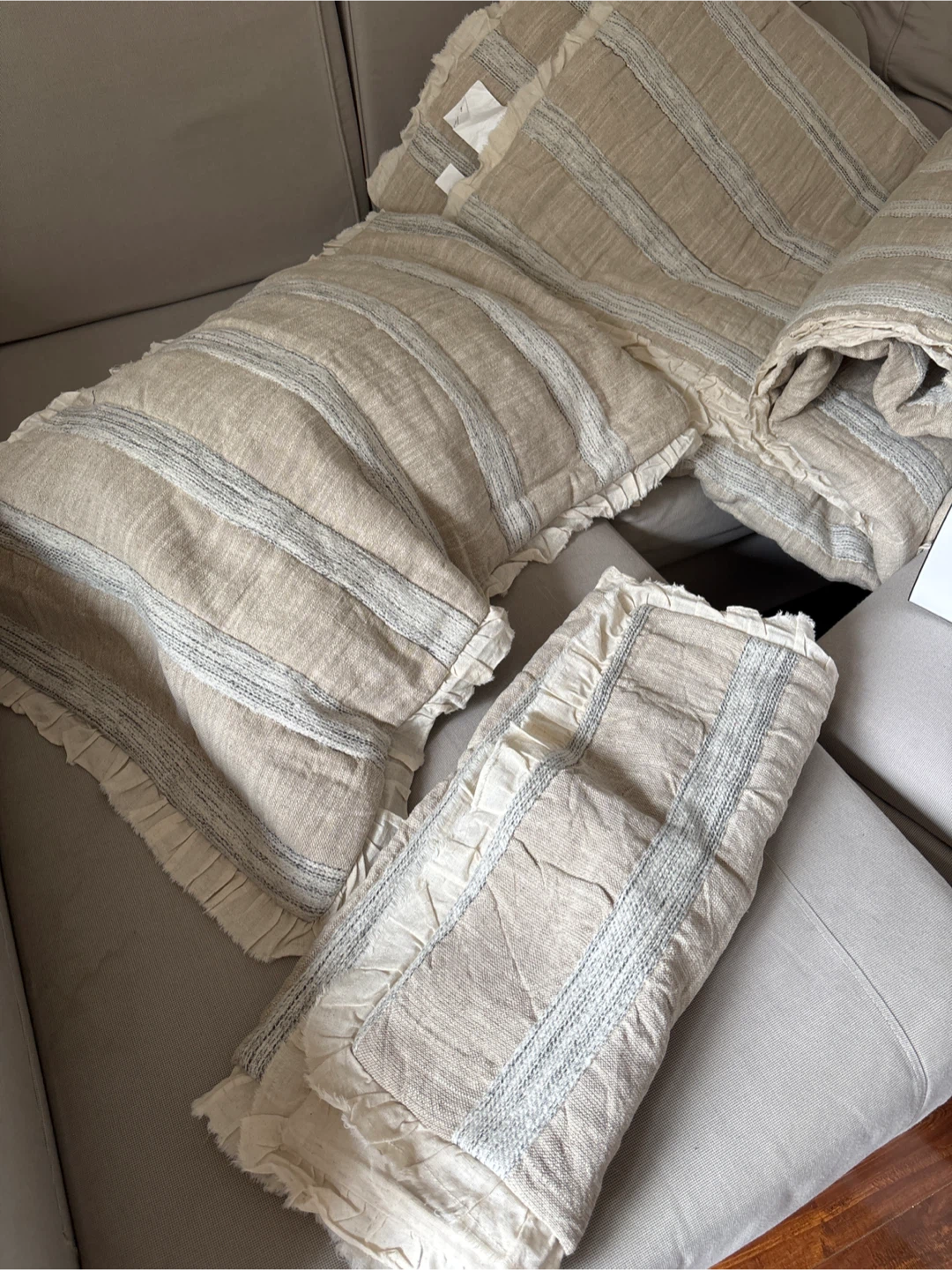 Bee & Willow Rustic Stripe Quilt Set - King - photo 5