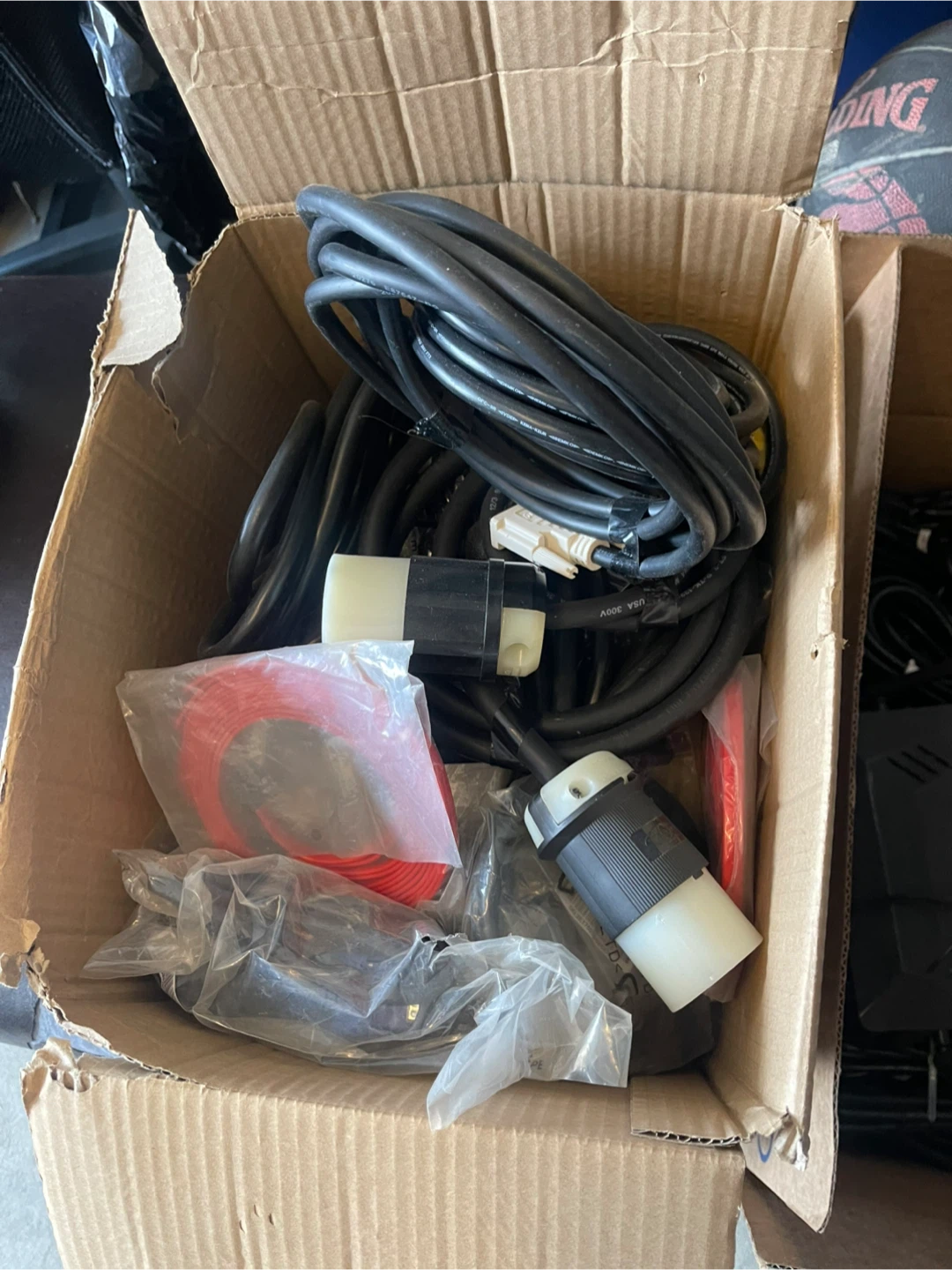 Assorted Electronic Cables & D-Link Router - photo 2