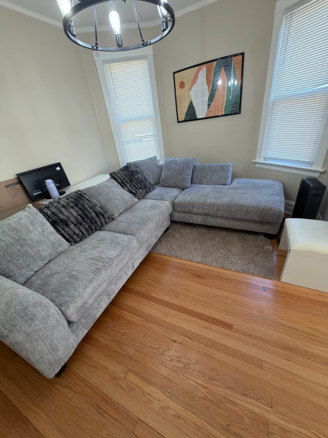 Gray Sectional Sofa