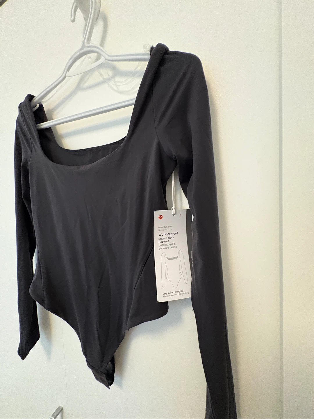 Wundermost Ultra-Soft Nulu Square-Neck Long-Sleeve Bodysuit - photo 2