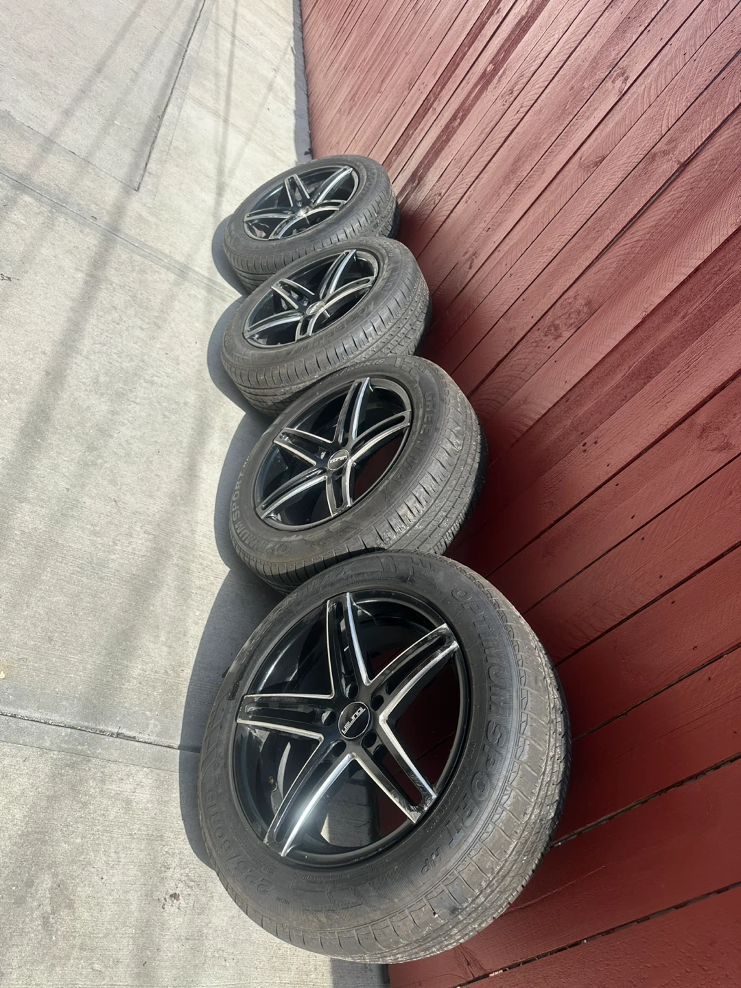 225/60R18 Set of 4 Wheels and Tires - photo 4