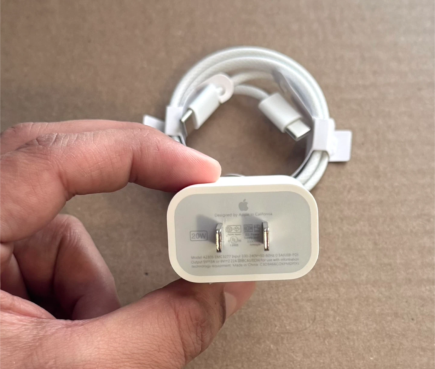 Apple 20W USB-C Power Adapter and Cable 🥕 *NEW*