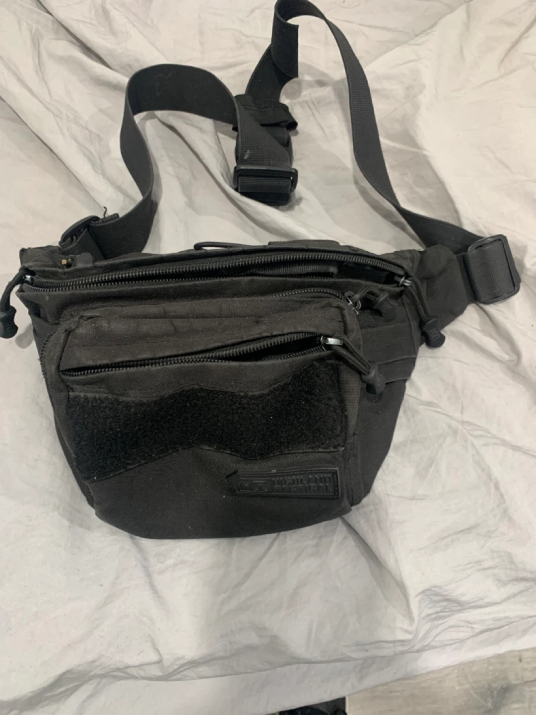 Black Fanny Pack / Waist Bag
