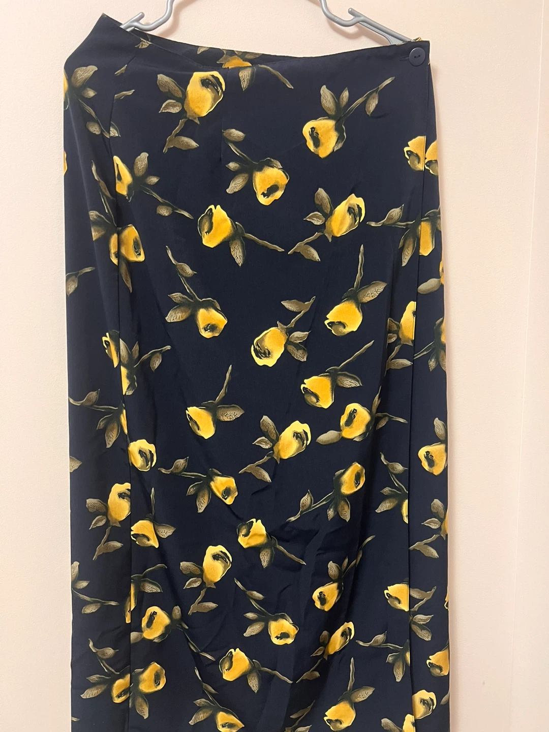 Jean Works & Company Navy Floral Skirt Size 11/12