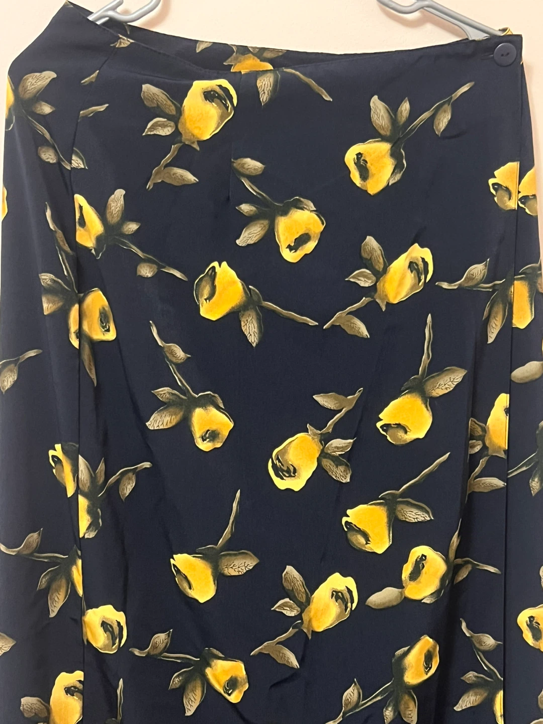 Jean Works & Company Navy Floral Skirt Size 11/12 - photo 2