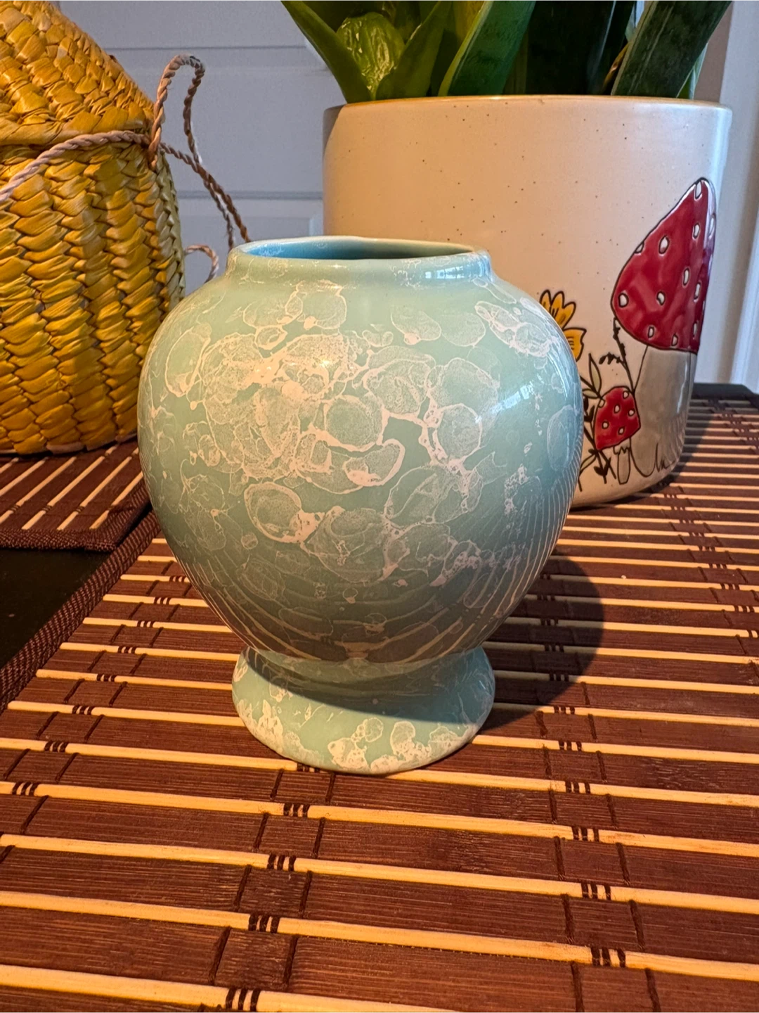 Robin’s Egg Blue Vase