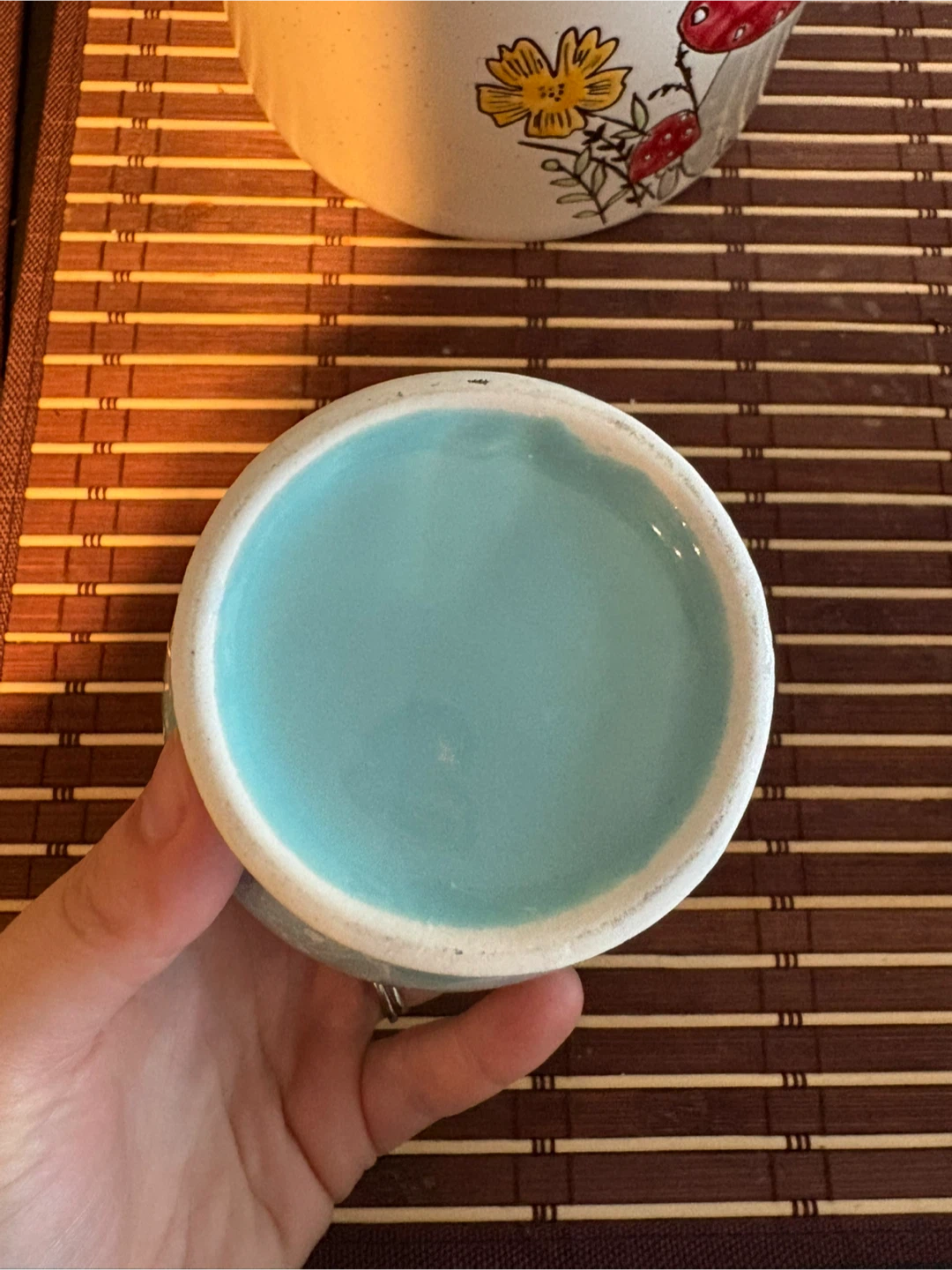 Robin’s Egg Blue Vase - photo 2