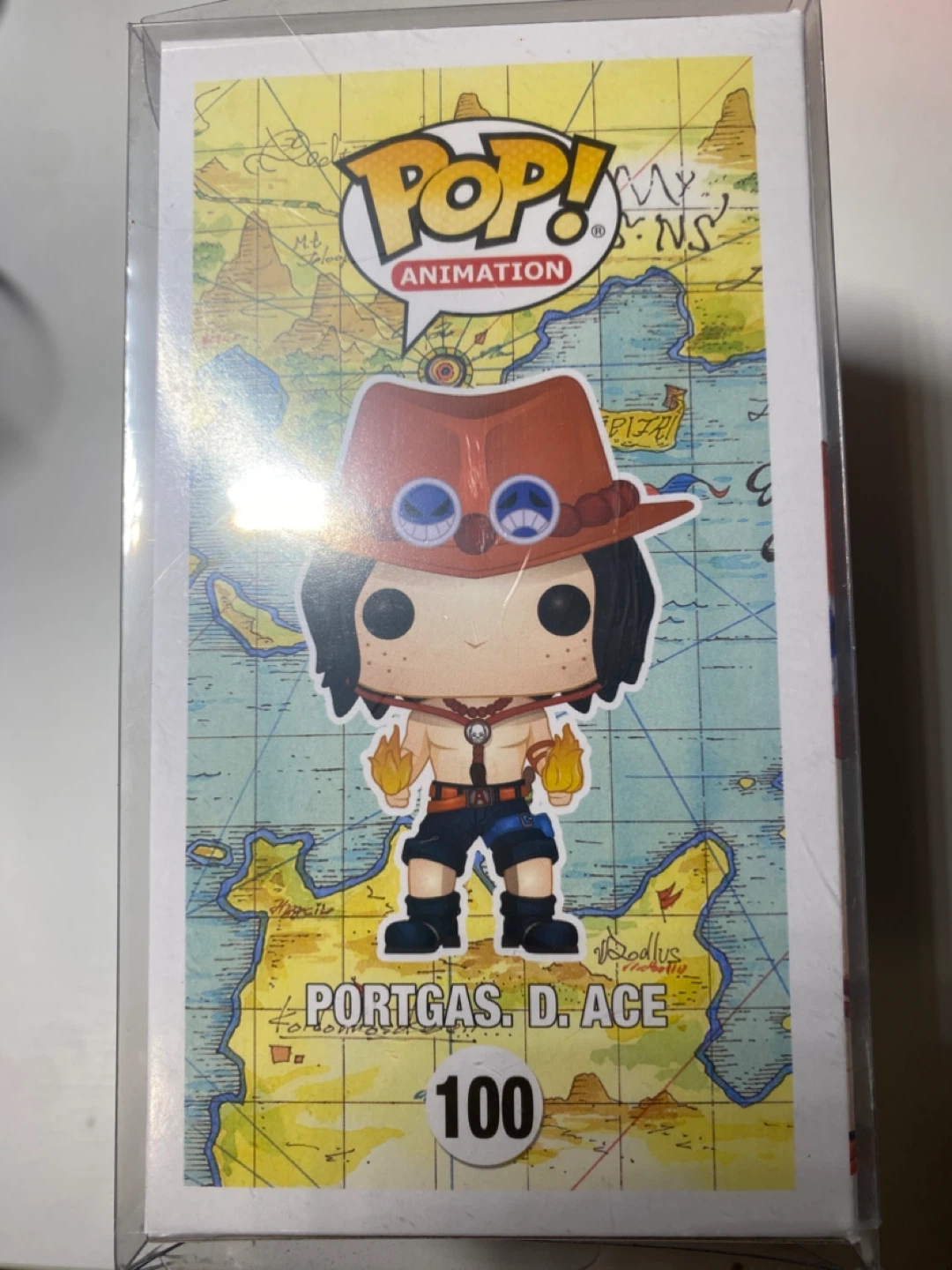 Funko Pop! Animation Portgas D. Ace #100 One Piece Vinyl Figure - photo 4