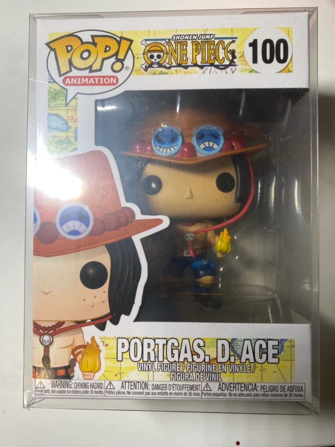 Funko Pop! Animation Portgas D. Ace #100 One Piece Vinyl Figure