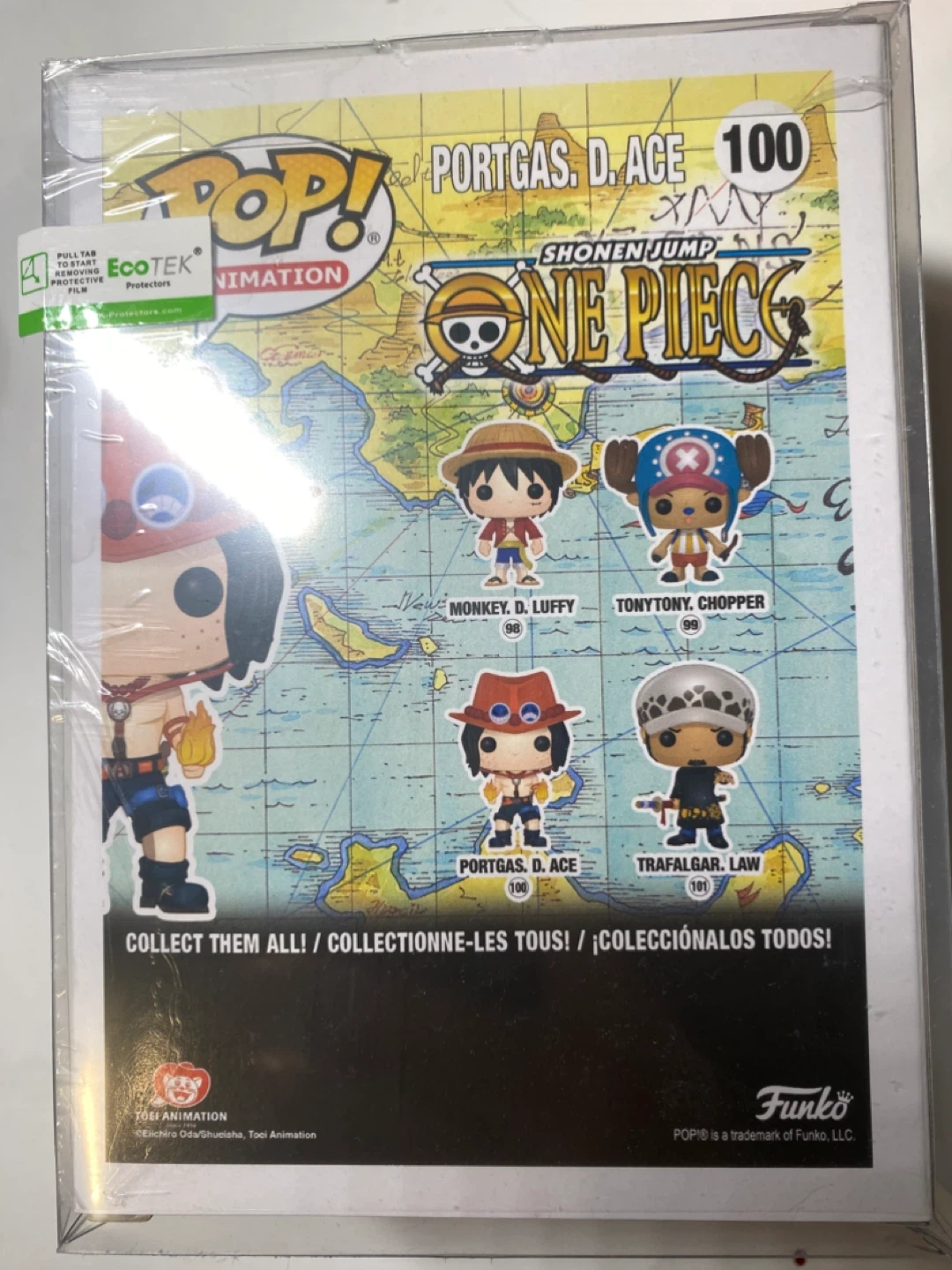 Funko Pop! Animation Portgas D. Ace #100 One Piece Vinyl Figure - photo 3