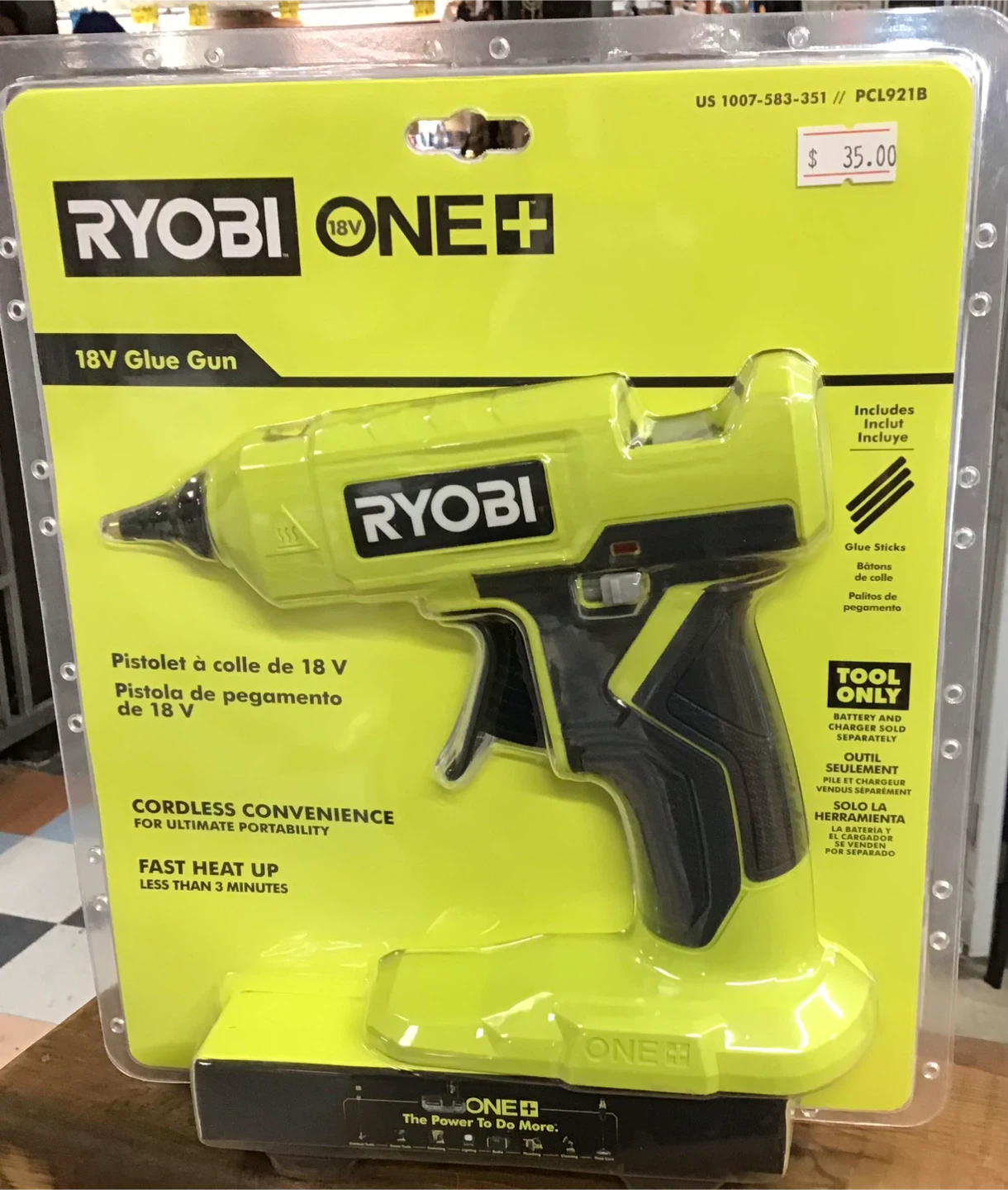 Ryobi ONE+ 18V Cordless Glue Gun