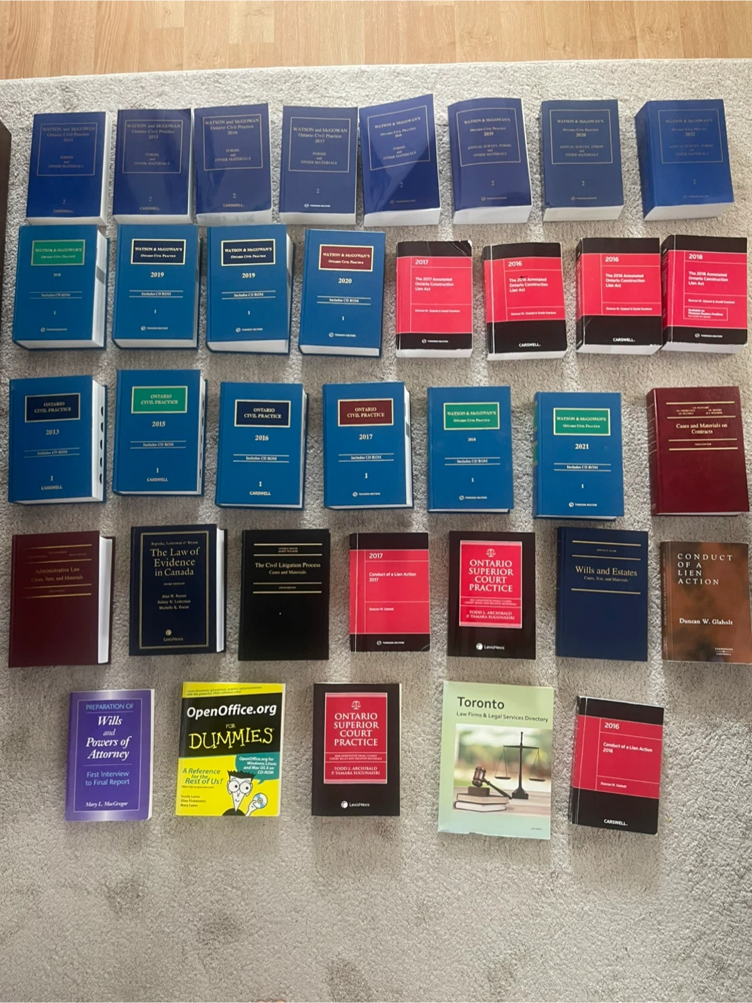 Legal Reference Books Collection
