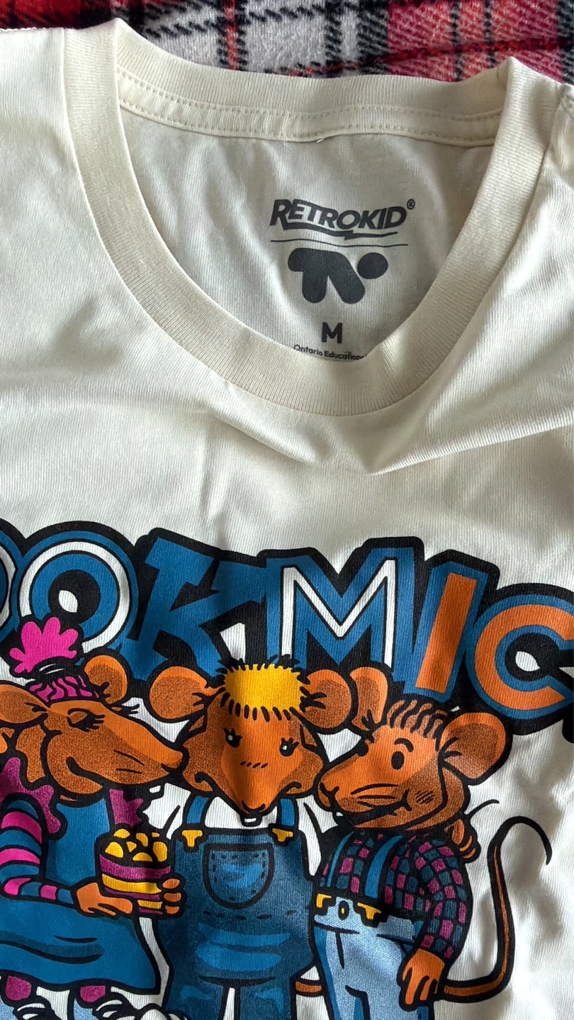 Retro Kid Bookmice T-Shirt Size M brand new - photo 2