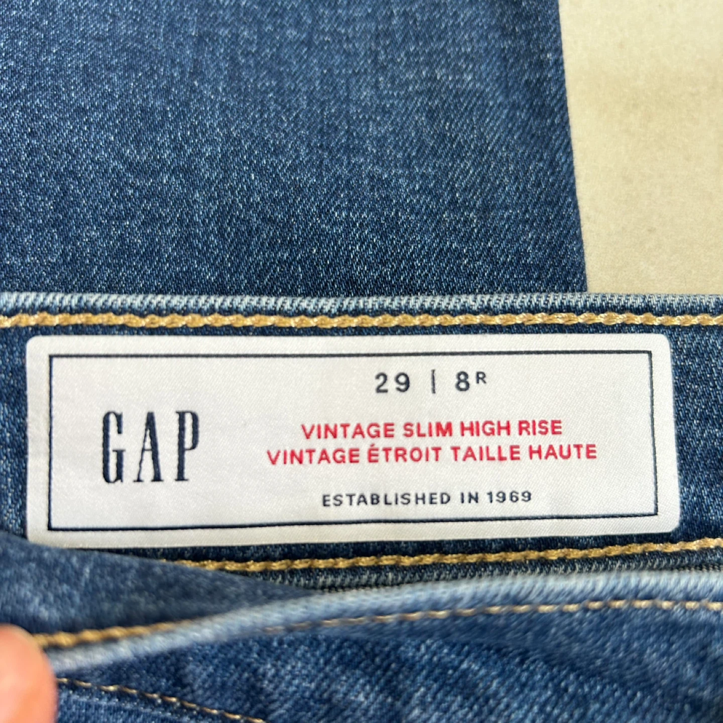GAP Vintage Slim High Rise Jeans - photo 4