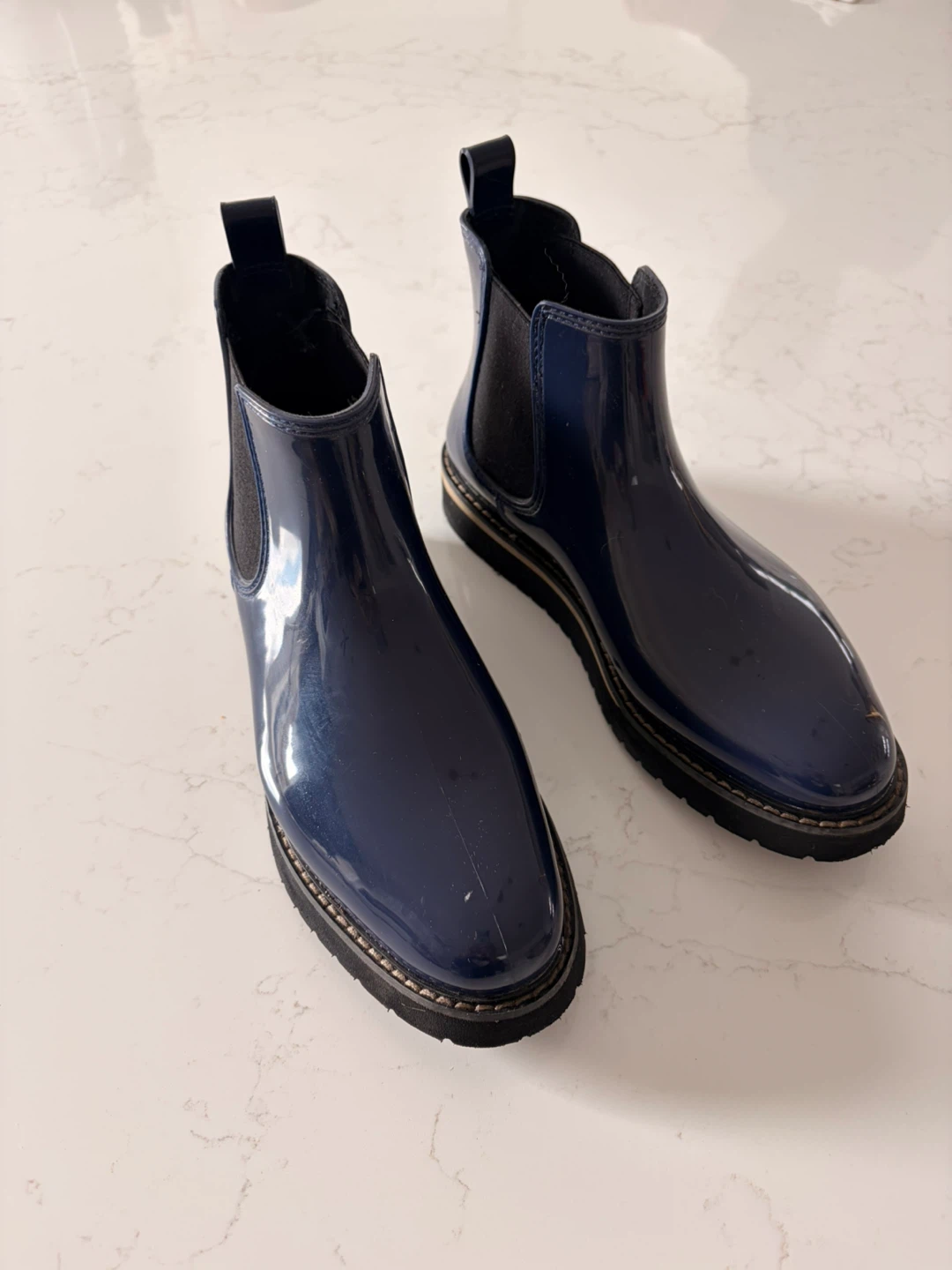 Cougar Navy Blue Chelsea Boots