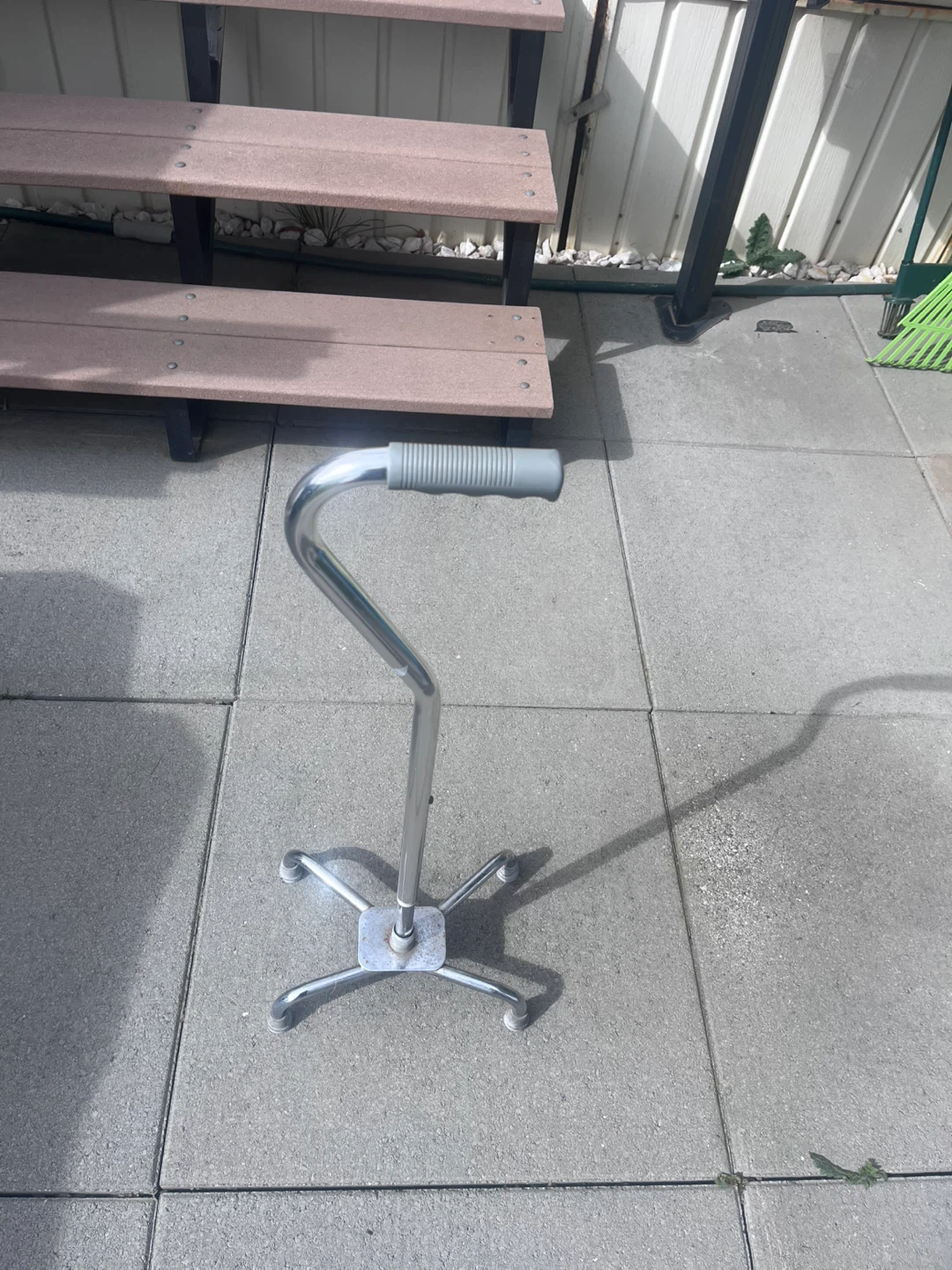 Adjustable Quad Cane Walking Cane
