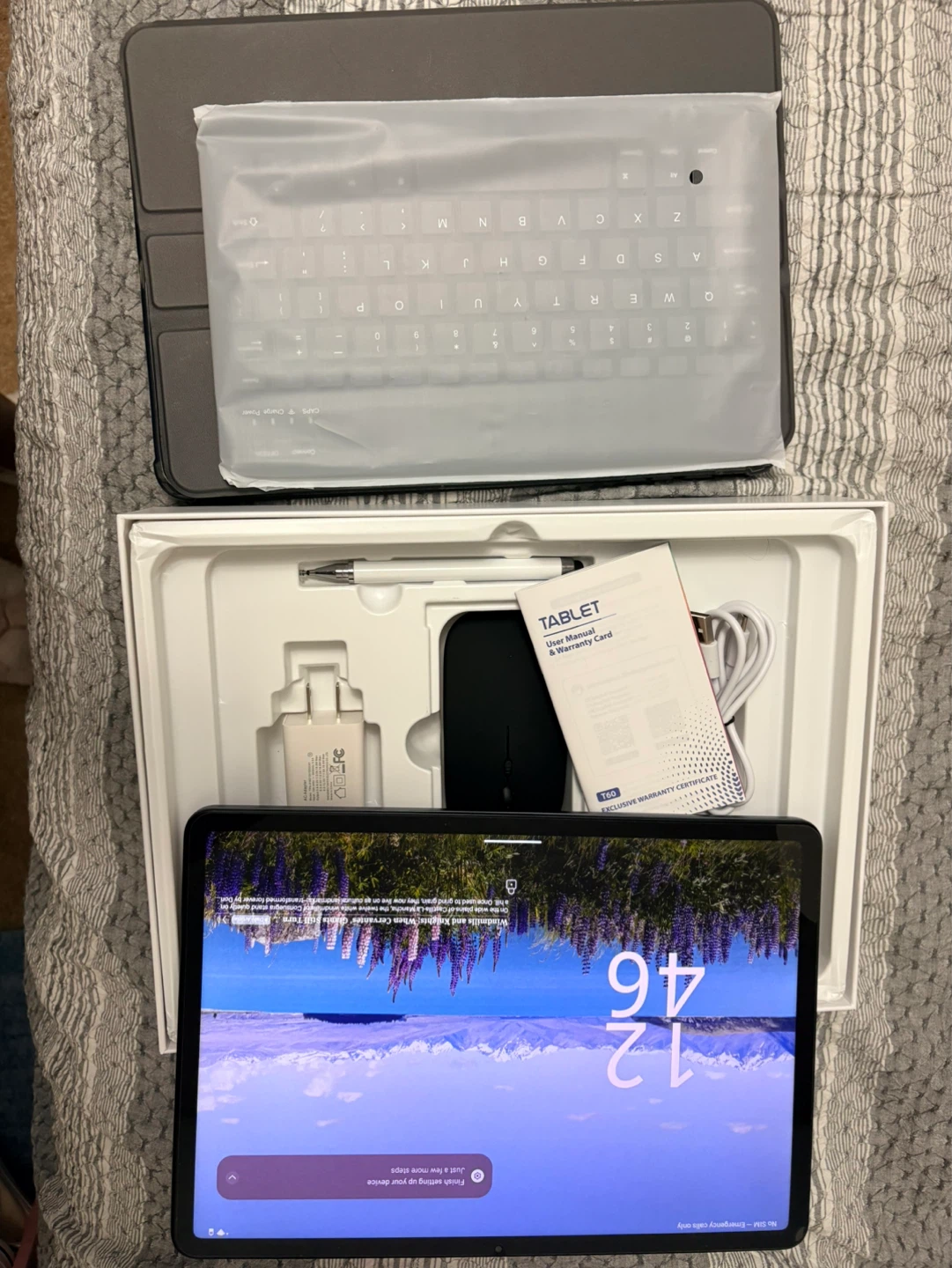 Android Tablet with Keyboard, Mouse & Pen - 48GB+256GB - Grey - photo 4
