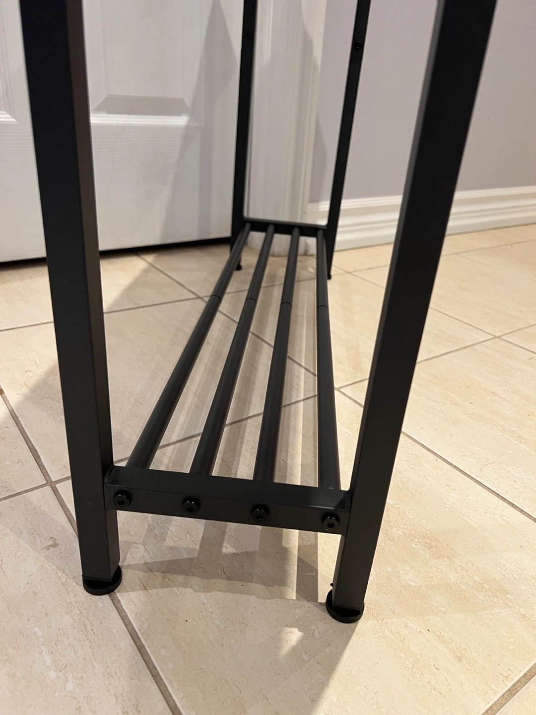 Narrow Console Table with Two Shelves - photo 5
