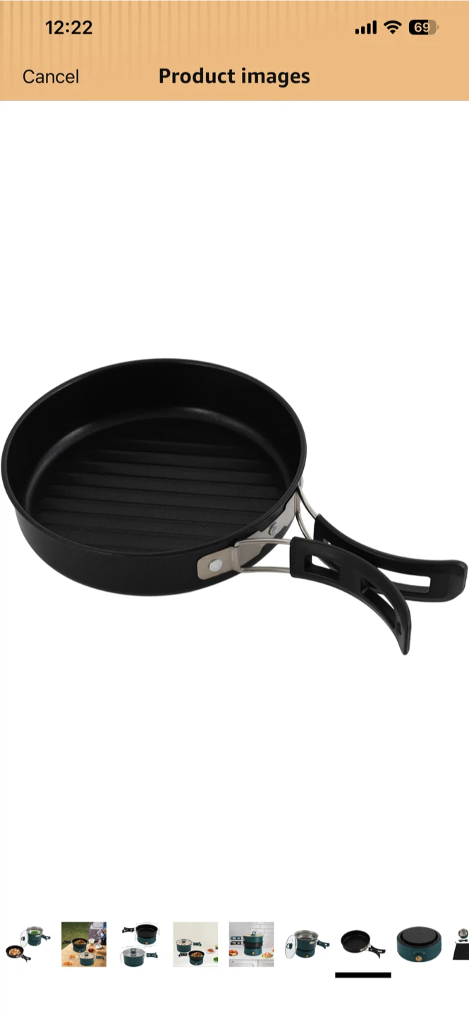 Portable Electric Cooker Set with Pot, Pan, and Steamer - photo 3