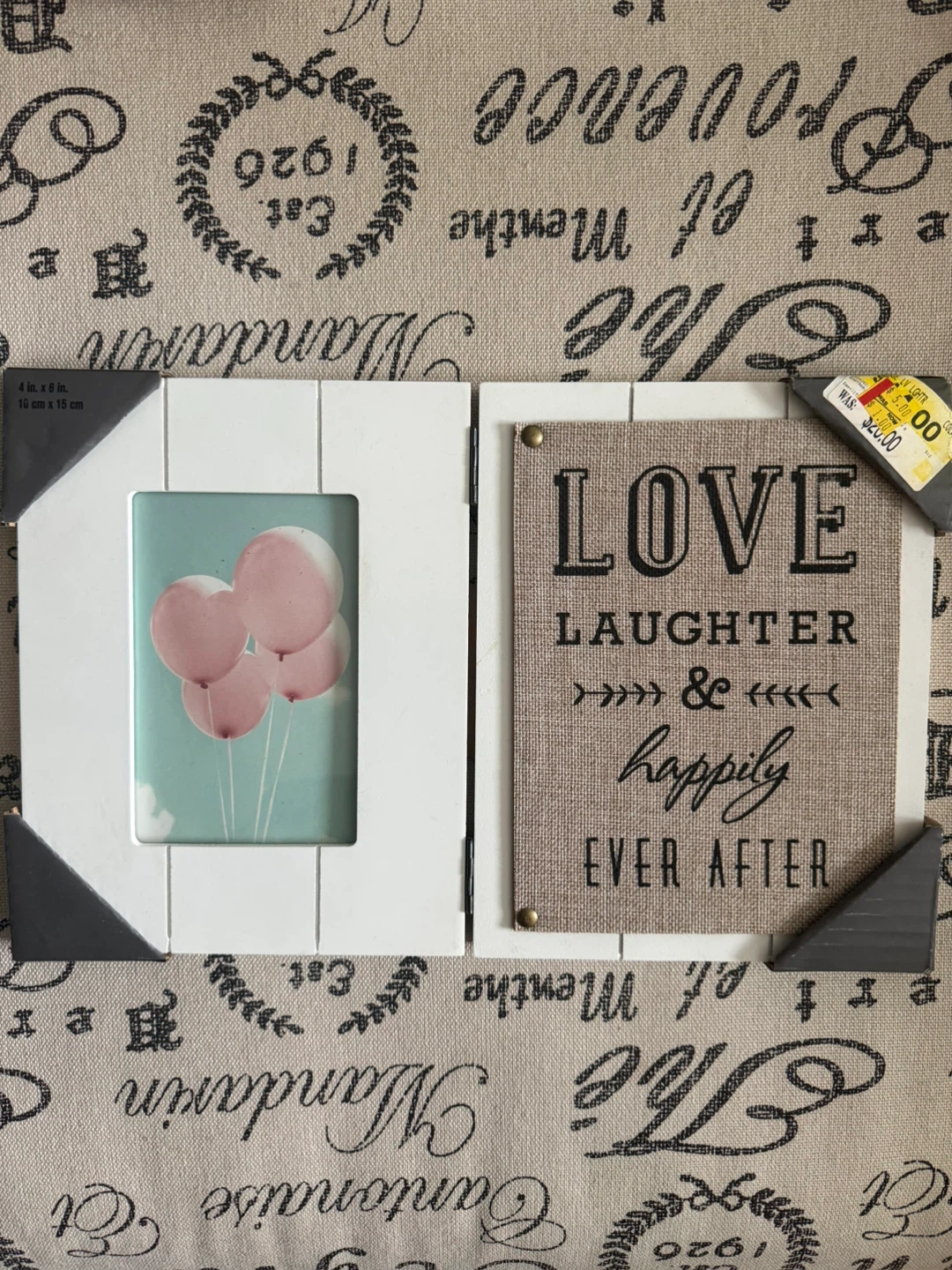 🥕White Dual Picture Frame