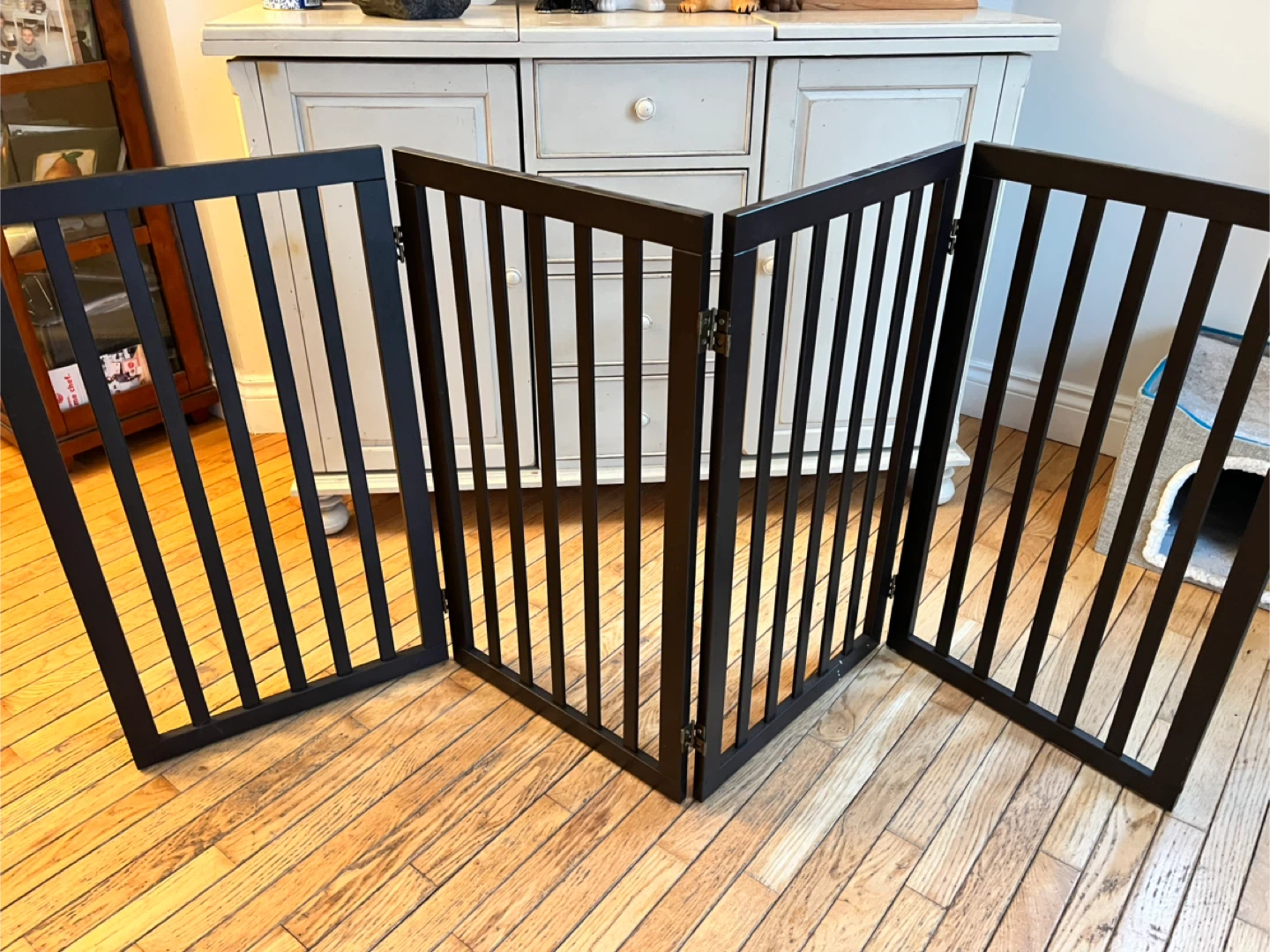 Extra Tall Dog Gate - Espresso
